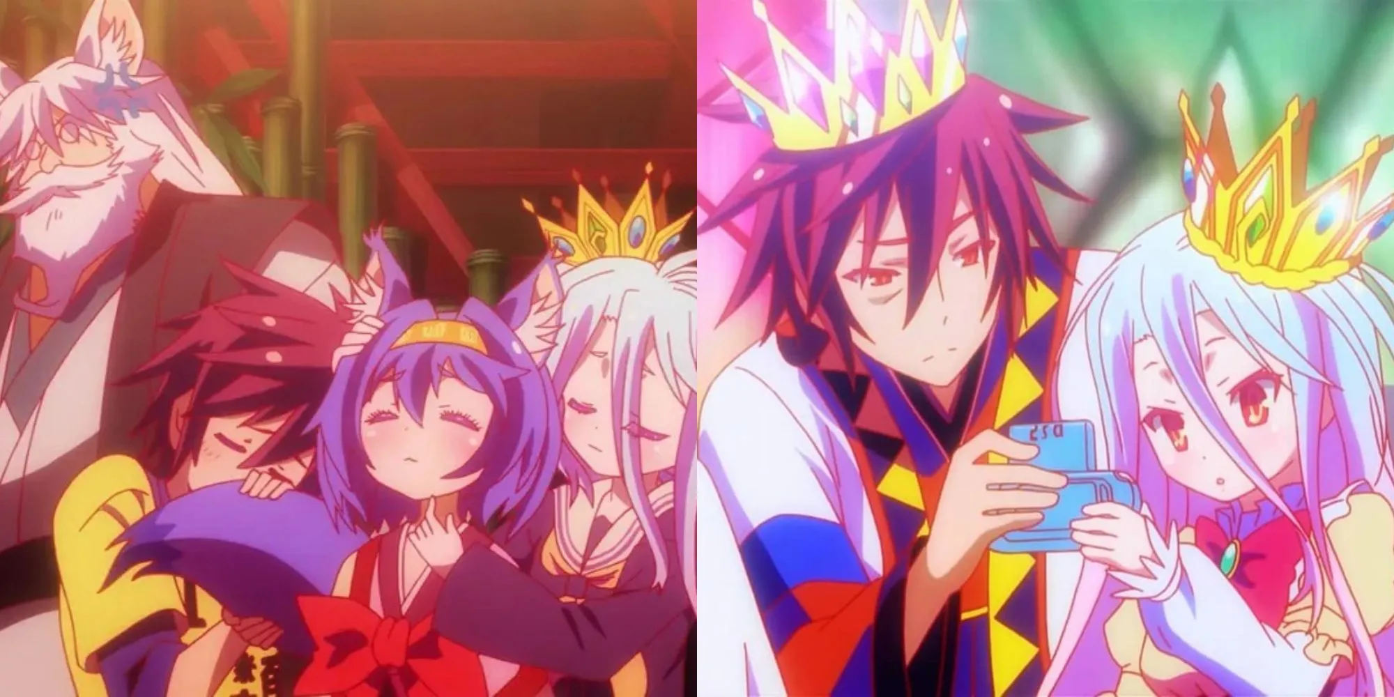Anh em Sora và Shiro (Blank) thiên tài game trong anime No Game No Life