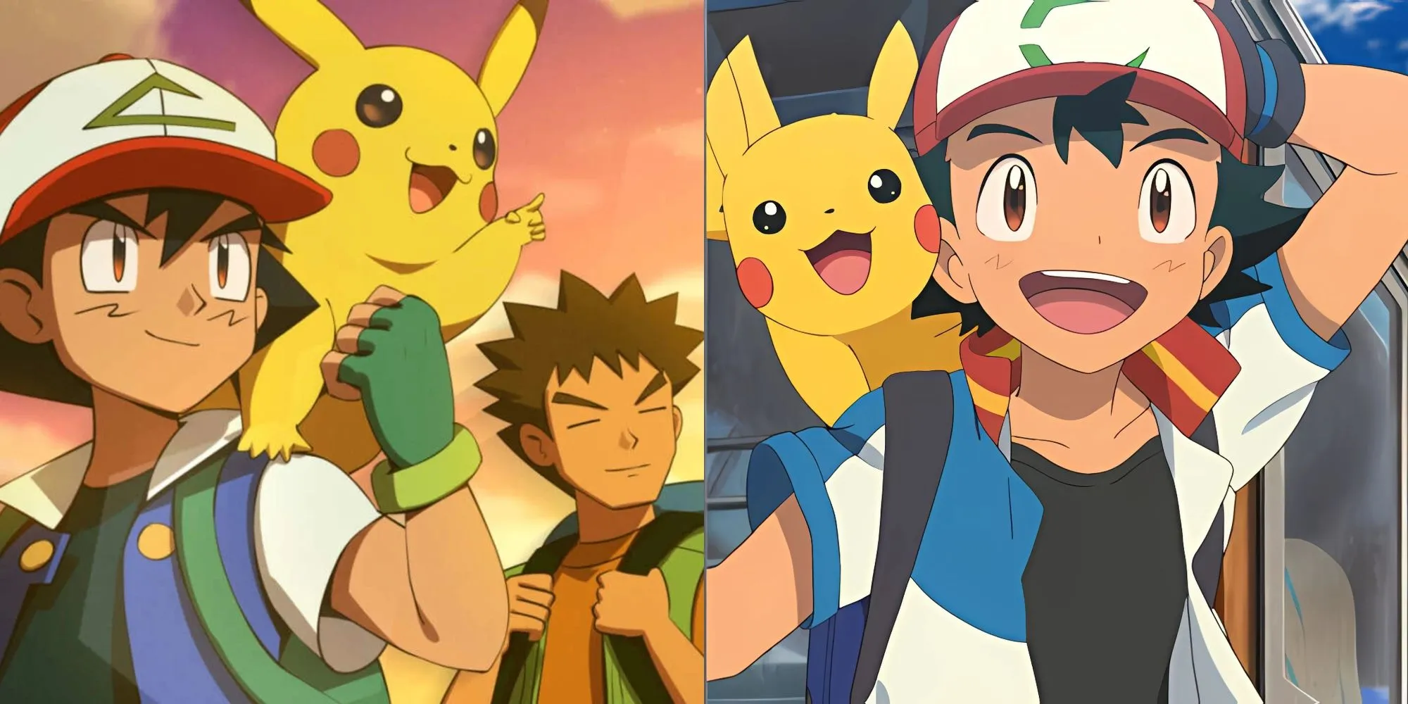 Ash Ketchum cùng người bạn đồng hành Pikachu, biểu tượng của hành trình chinh phục thế giới Pokémon.