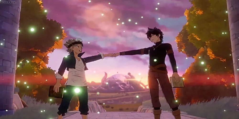 Asta và Yuno, hai người bạn đồng thời là đối thủ trên con đường trở thành Ma Pháp Vương trong Black Clover