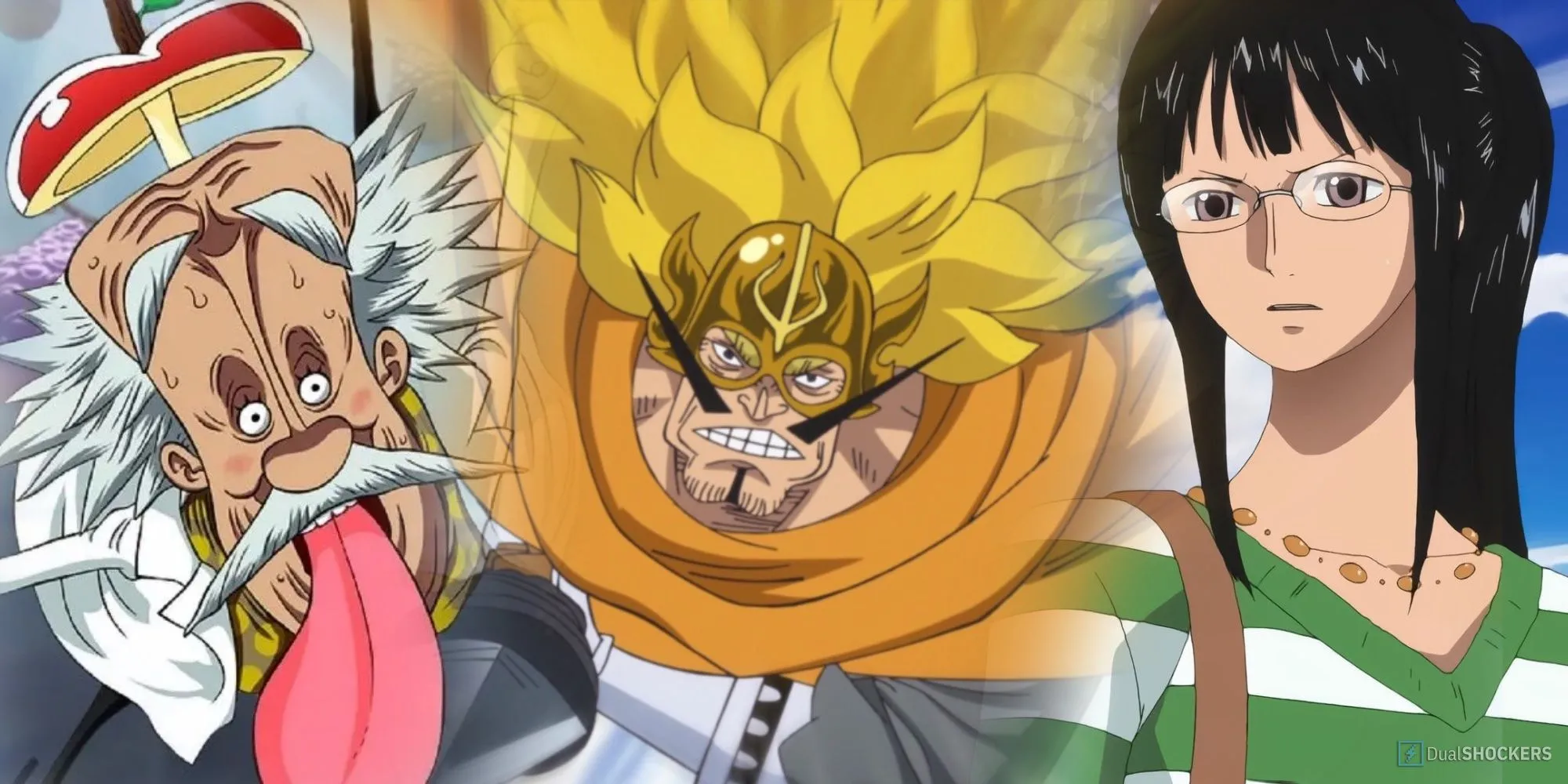 Ba nhân vật thông minh trong One Piece: Vegapunk, Vinsmoke Judge và Nico Robin