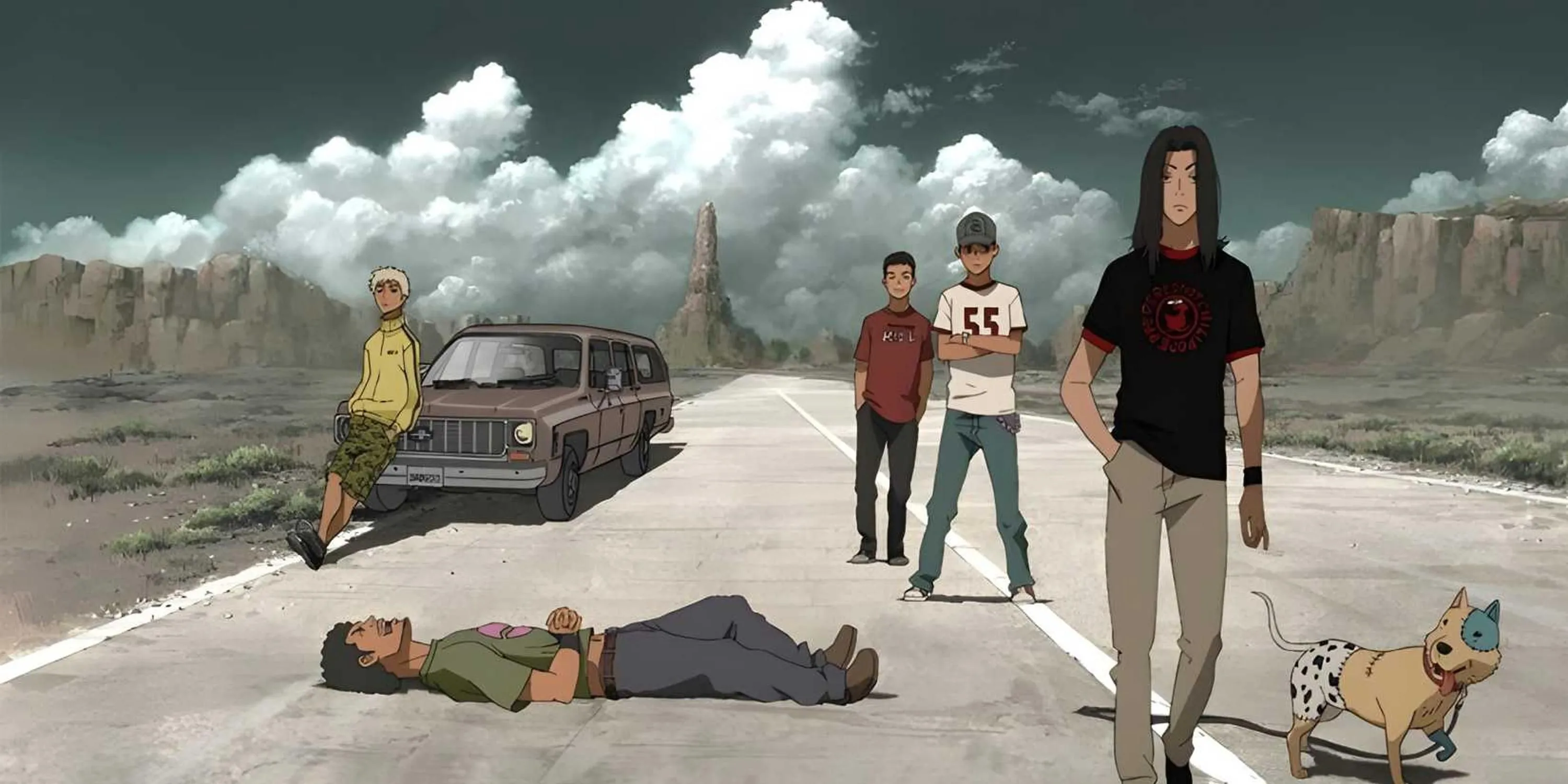 Ban nhạc BECK trong anime Beck Mongolian Chop Squad do Madhouse sản xuất, biểu diễn trên sân khấu