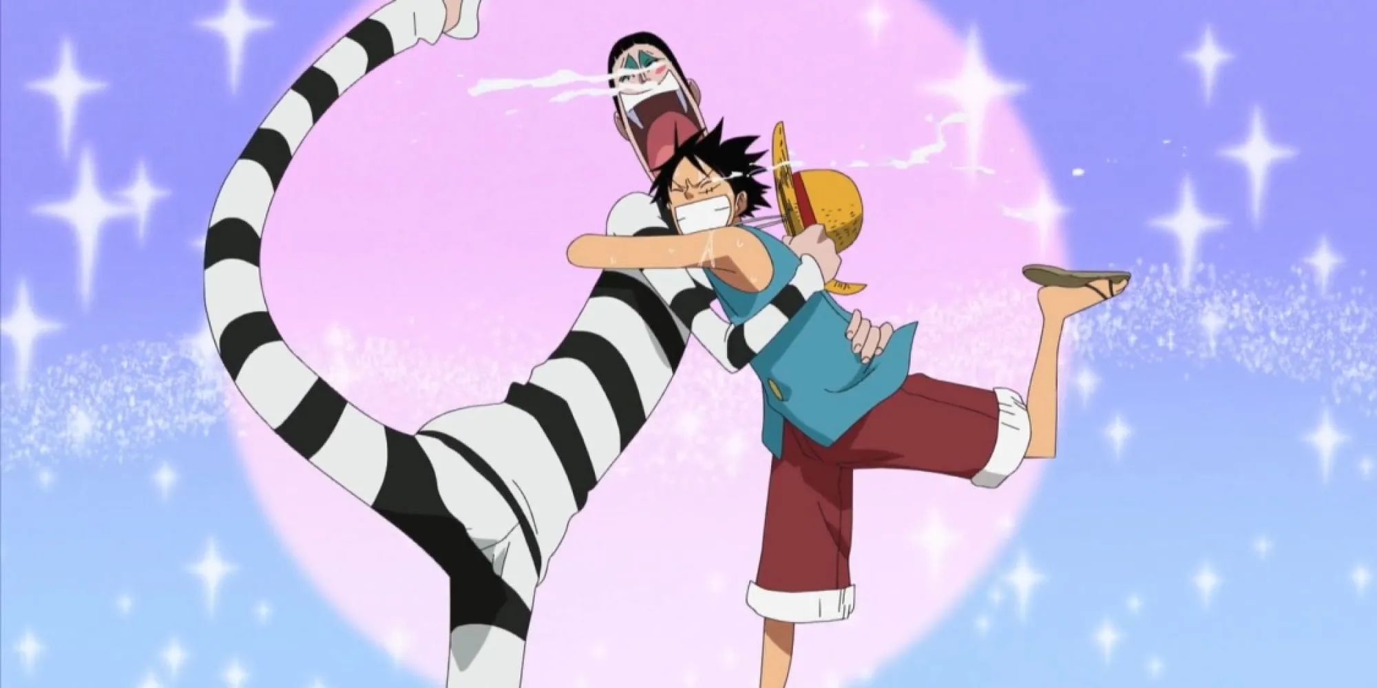 Bon Clay (Mr. 2) và Luffy trong tù Impel Down