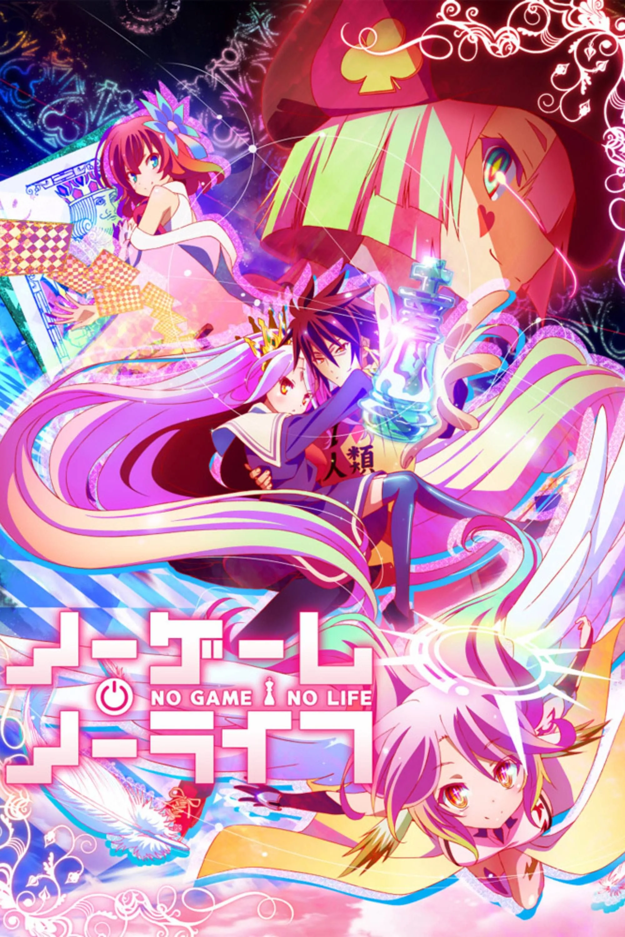 Cảnh hoạt hình đầy màu sắc từ anime No Game No Life