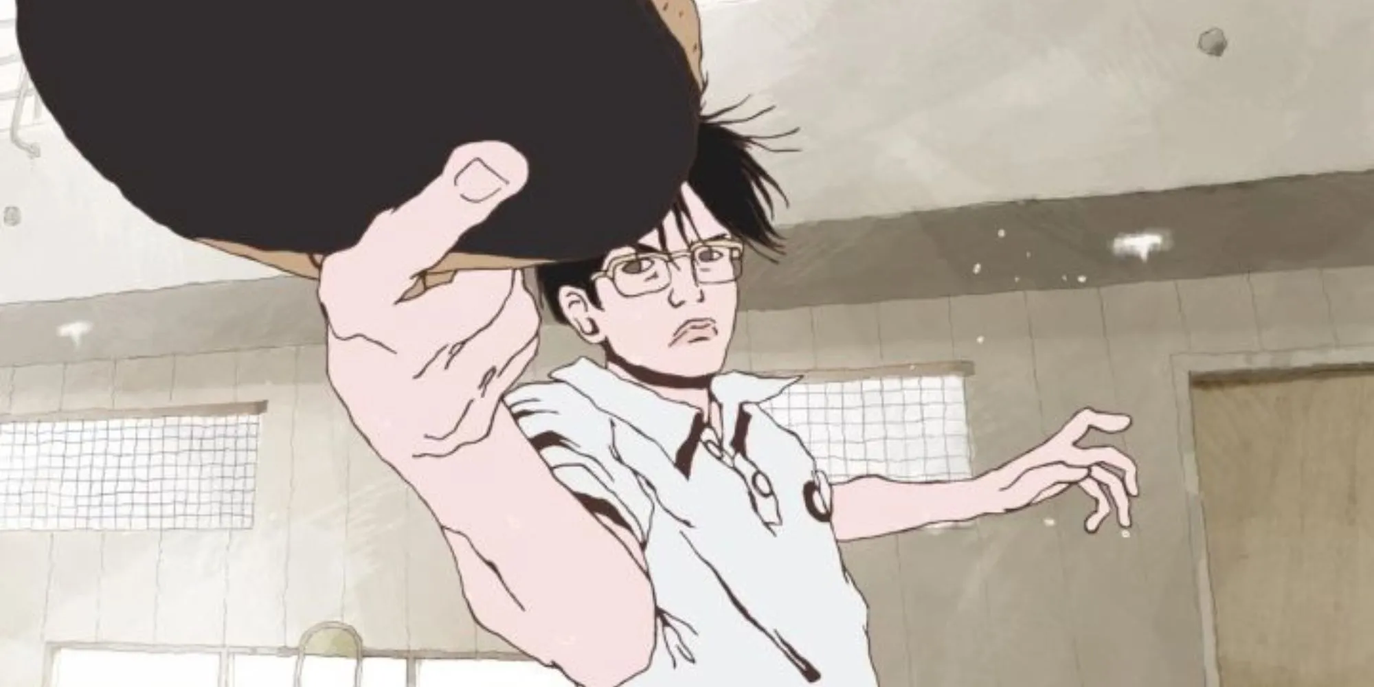 Cảnh từ anime Ping Pong The Animation