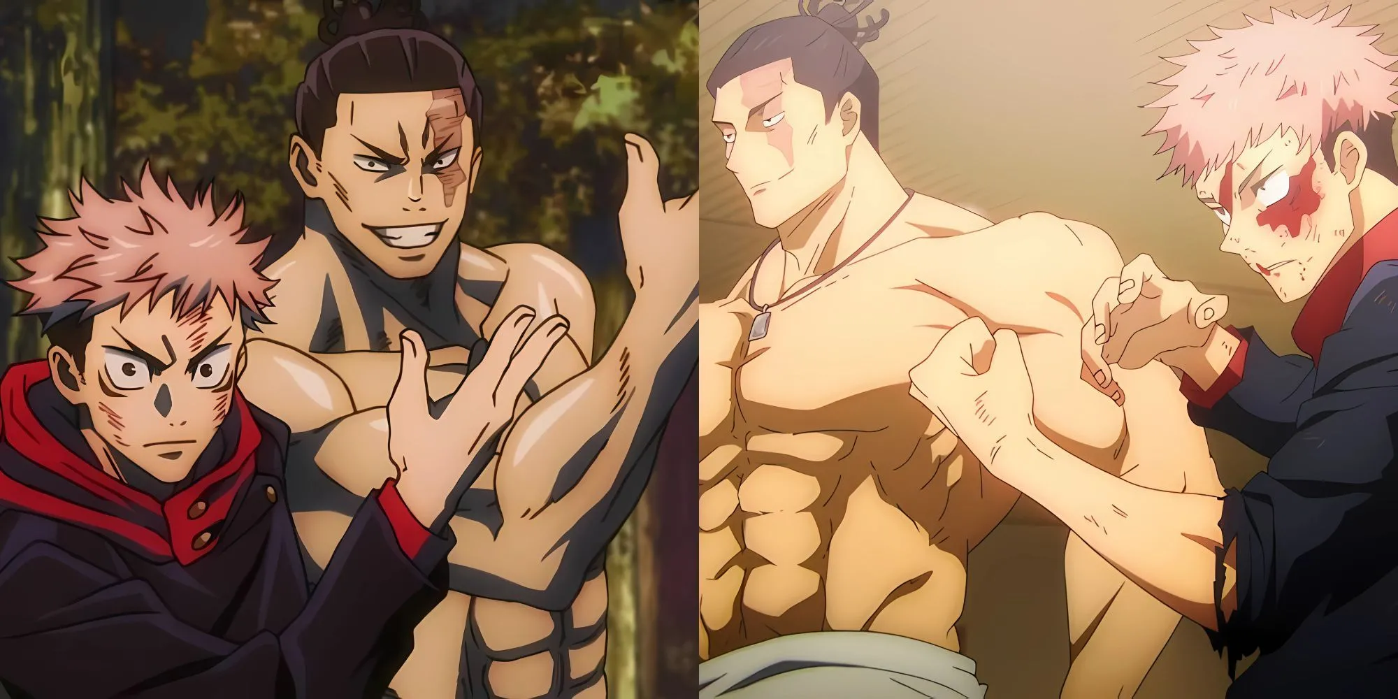 Cặp đôi huynh đệ kết nghĩa Aoi Todo và Yuji Itadori trong Jujutsu Kaisen