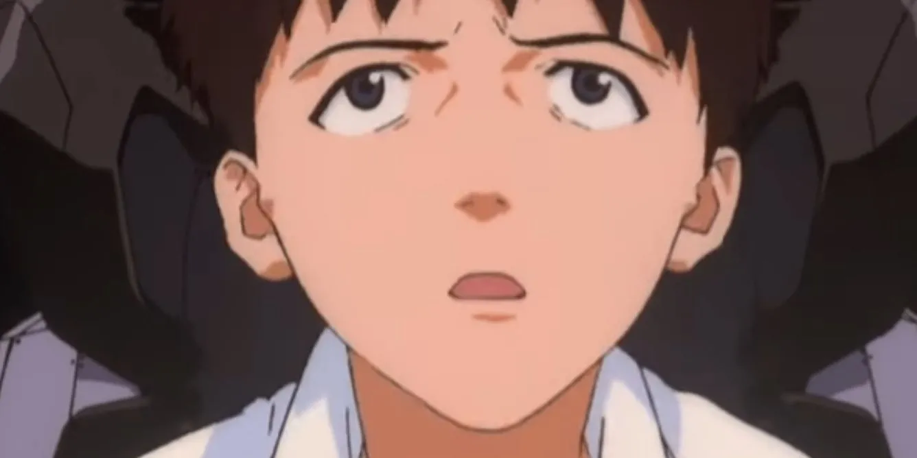 Chân dung nhân vật Shinji Ikari từ anime Neon Genesis Evangelion