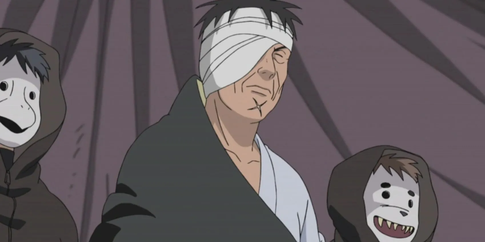 Danzo Shimura, trưởng lão Làng Lá với cánh tay Sharingan