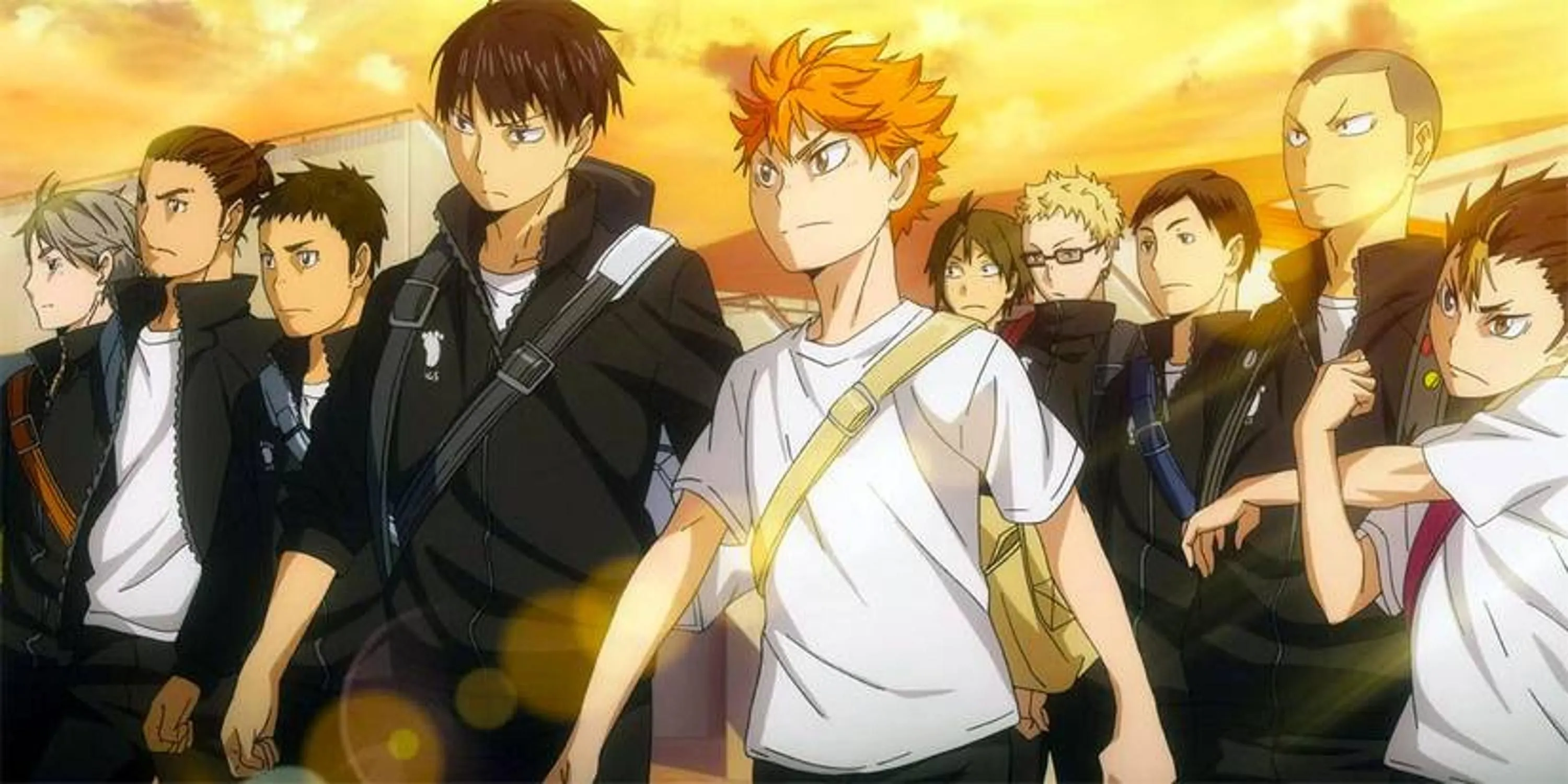 Đội bóng chuyền trường Karasuno trong anime thể thao Haikyuu!!