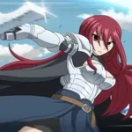 Erza Scarlet trong trang bị giáp trụ từ Fairy Tail