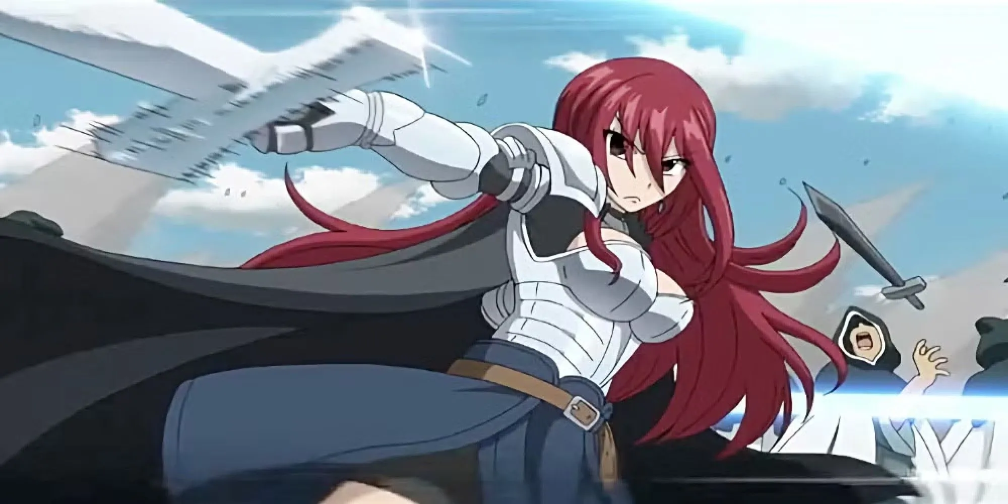 Erza Scarlet trong trang bị giáp trụ từ Fairy Tail