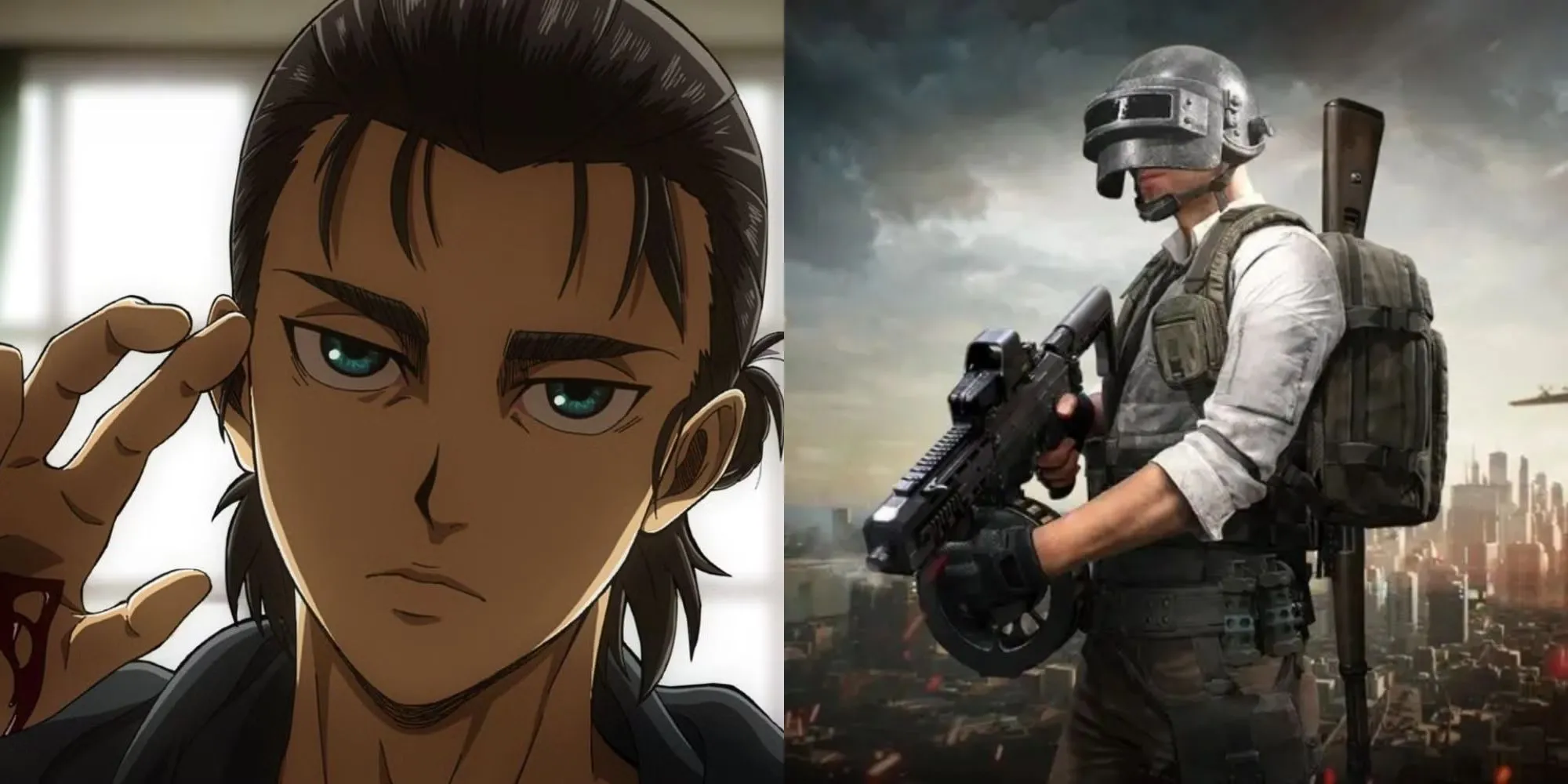 Gợi ý hình ảnh về Titan trong Attack on Titan (Đại Chiến Titan) và cách nó liên kết với game PUBG