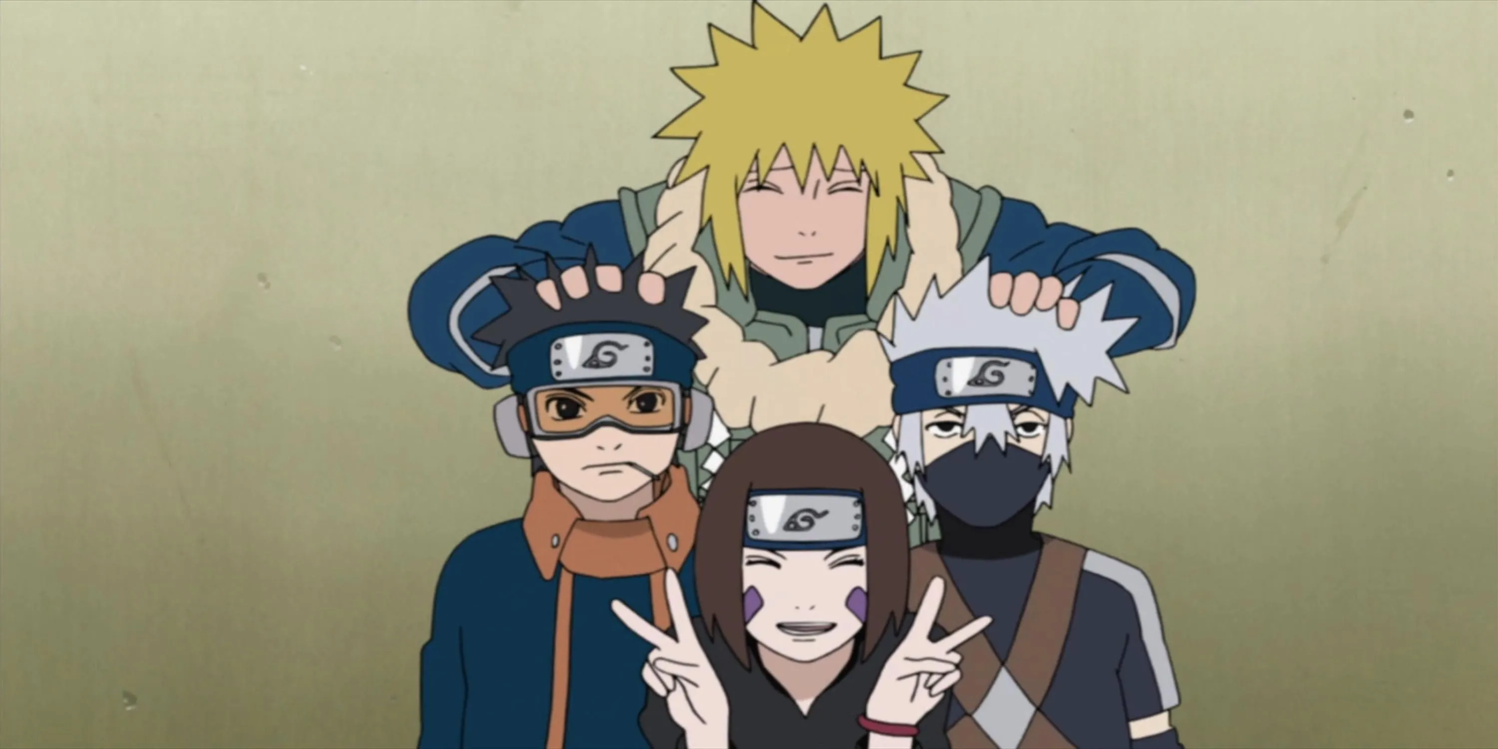 Hình ảnh đội của Kakashi thời trẻ trong Naruto Shippuden: Kakashi Gaiden