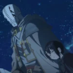 Hình ảnh Golem và cô bé Somali, minh họa cho bộ anime Somali and the Forest Spirit về tình cha con giả tưởng.