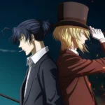 Hình ảnh trong anime Moriarty the Patriot, thể hiện không khí bí ẩn
