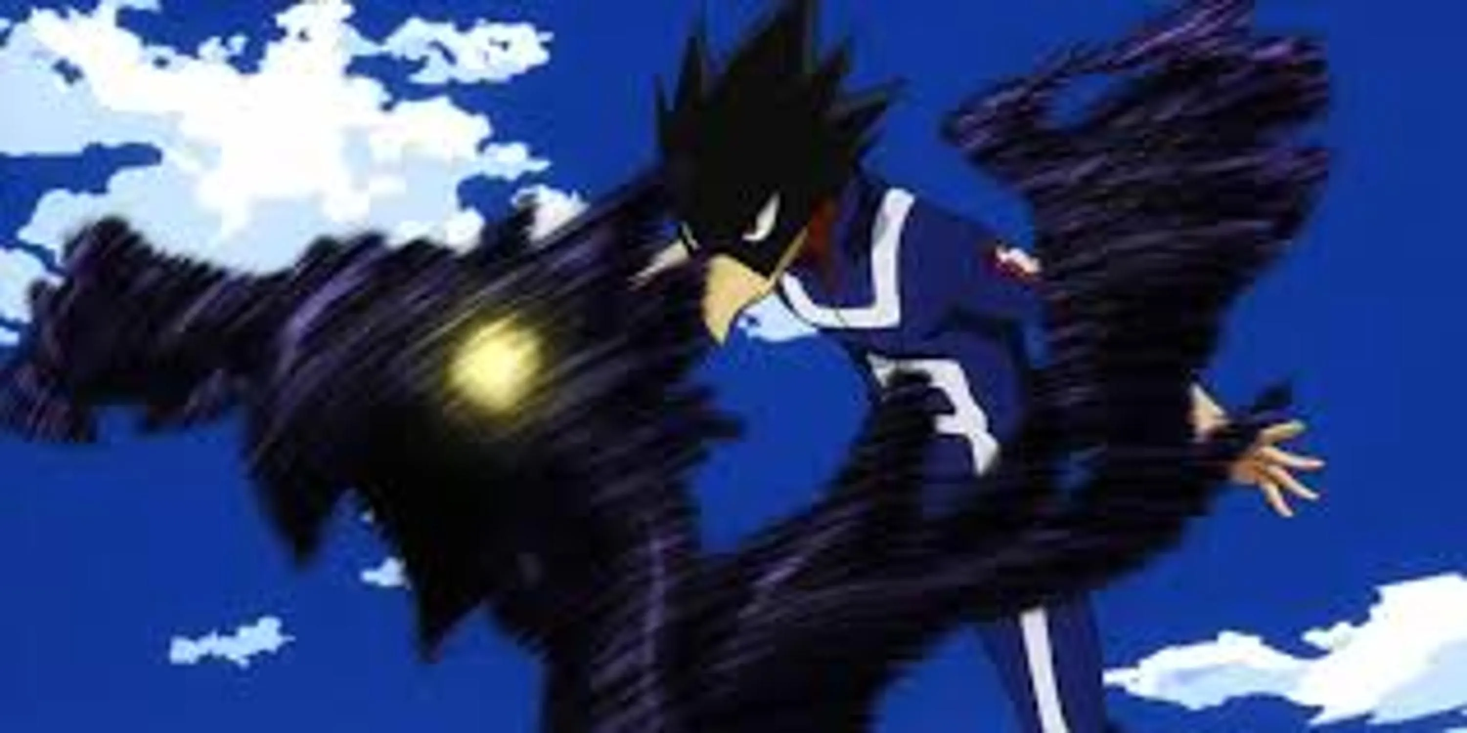 Học sinh lớp 1-A Fumikage Tokoyami với Quirk Dark Shadow