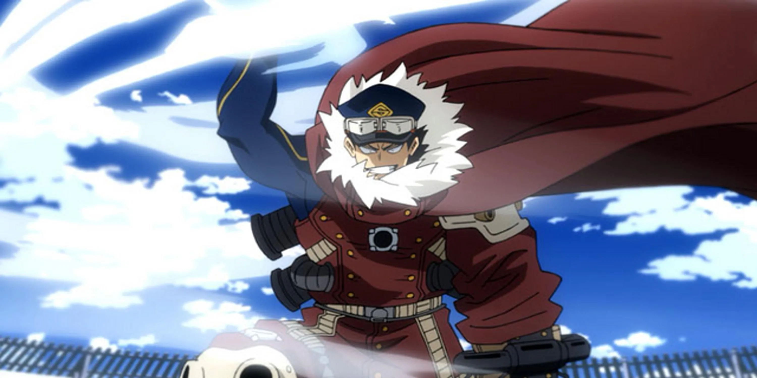 Học sinh Shiketsu High Inasa Yoarashi với Quirk Whirlwind