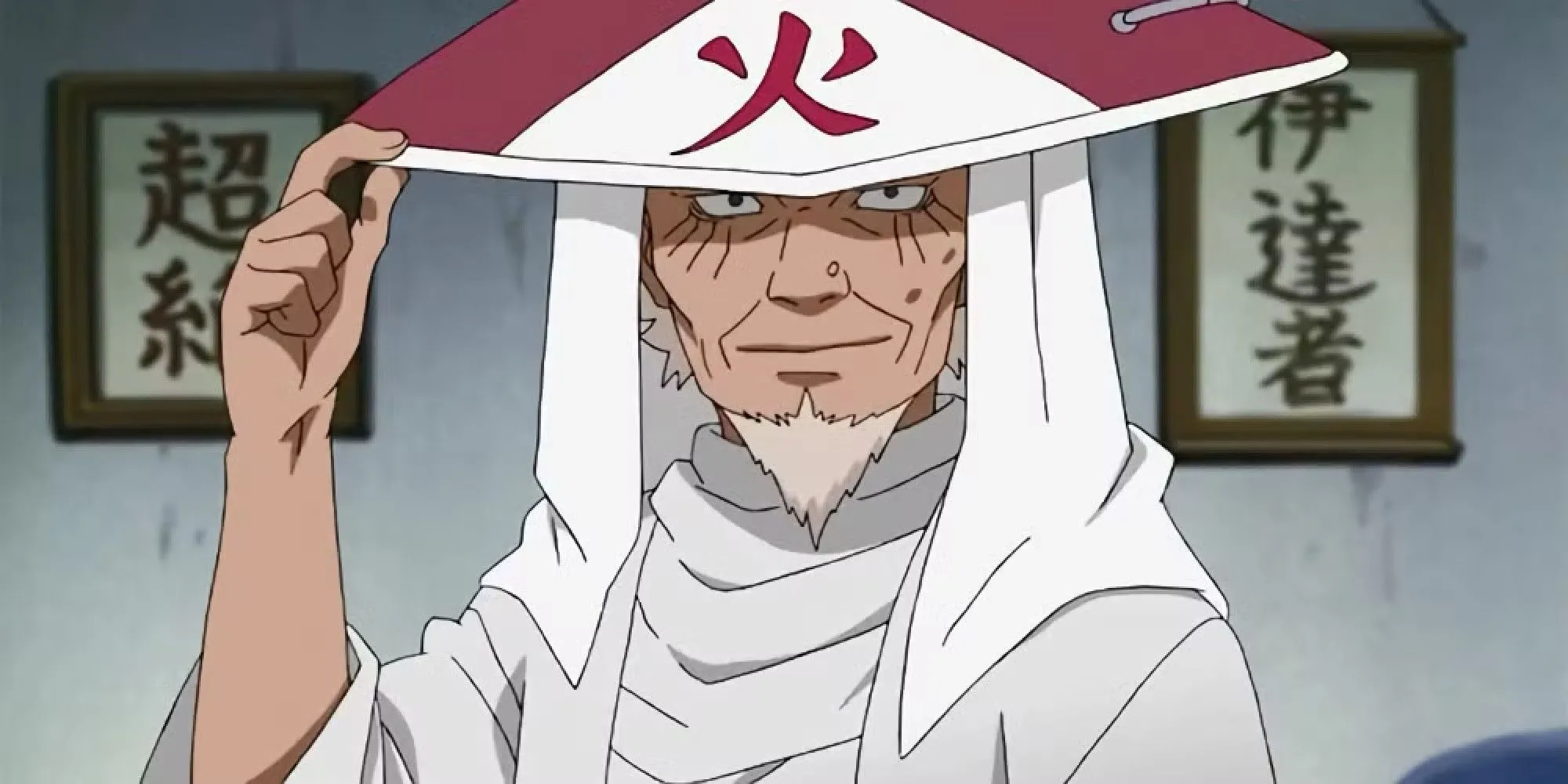 Hokage đệ Tam Hiruzen Sarutobi trong Naruto