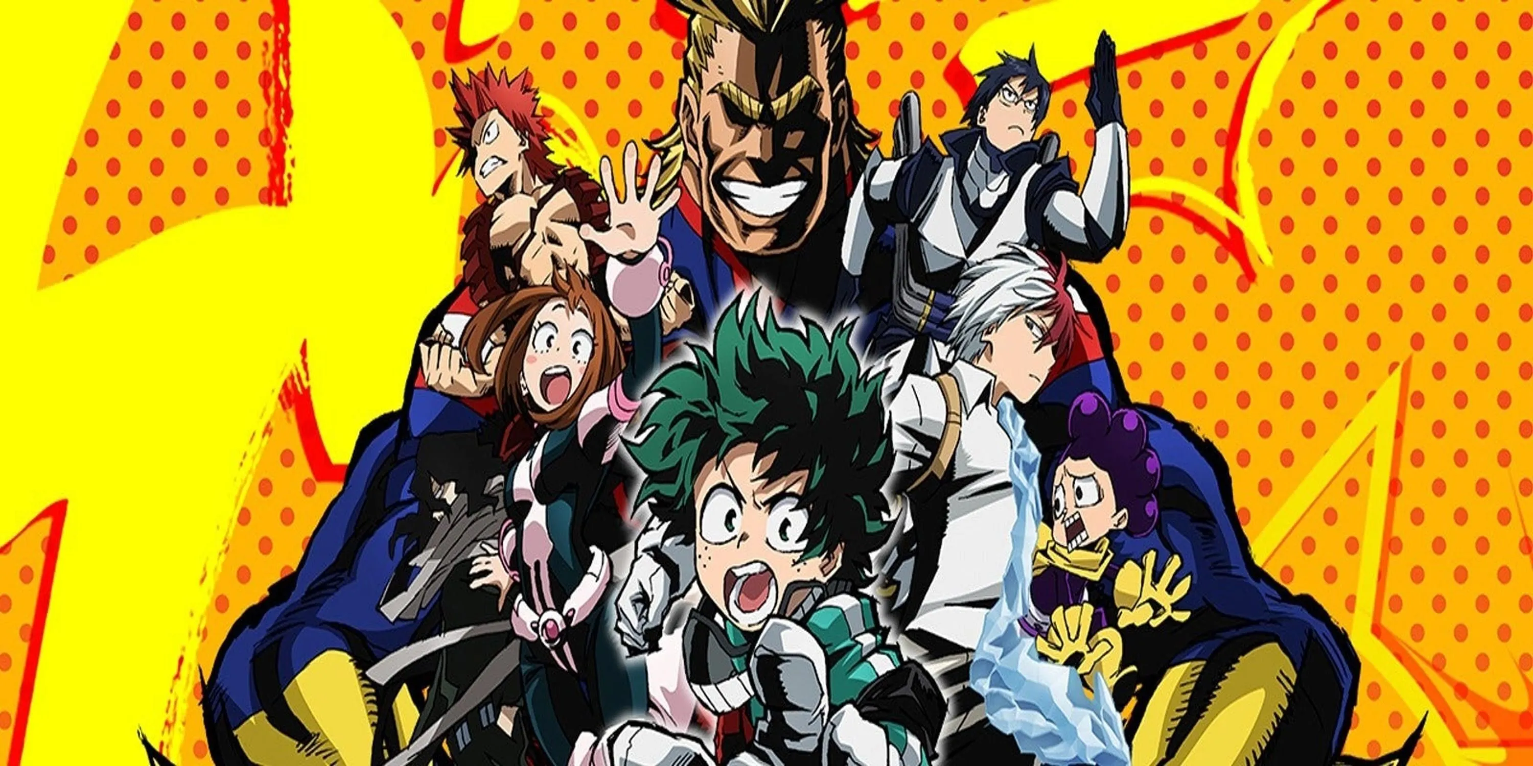 Izuku Midoriya và All Might trong mùa 1 My Hero Academia