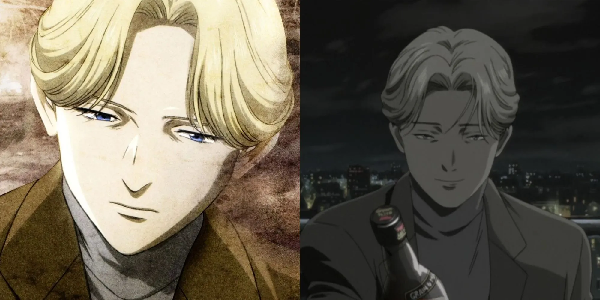 Johan Liebert trong Monster với nụ cười bí ẩn và ánh mắt lạnh lùng, thể hiện sự vô cảm đáng sợ