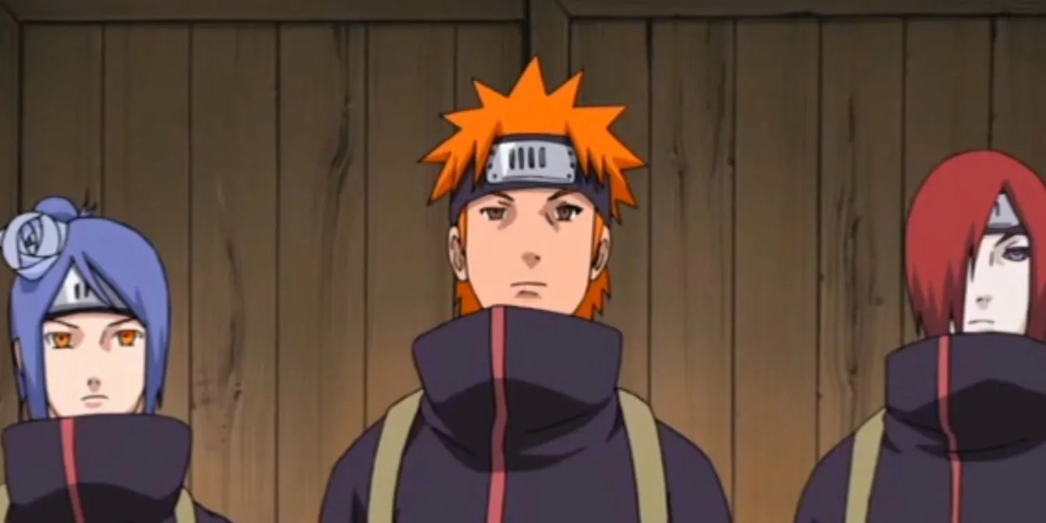 Konan, Nagato và Yahiko khi còn nhỏ, tượng trưng cho tình bạn và lý tưởng