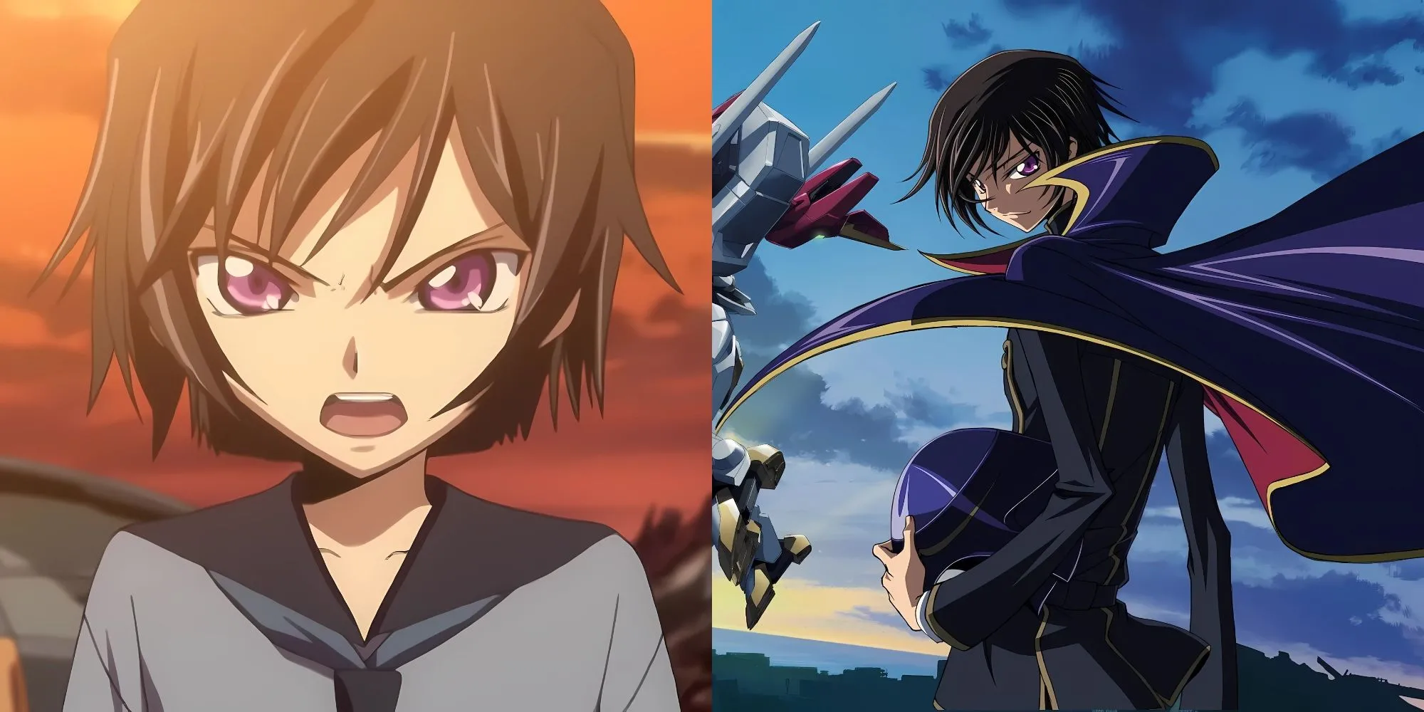 Lelouch vi Britannia trong trang phục Zero của Code Geass