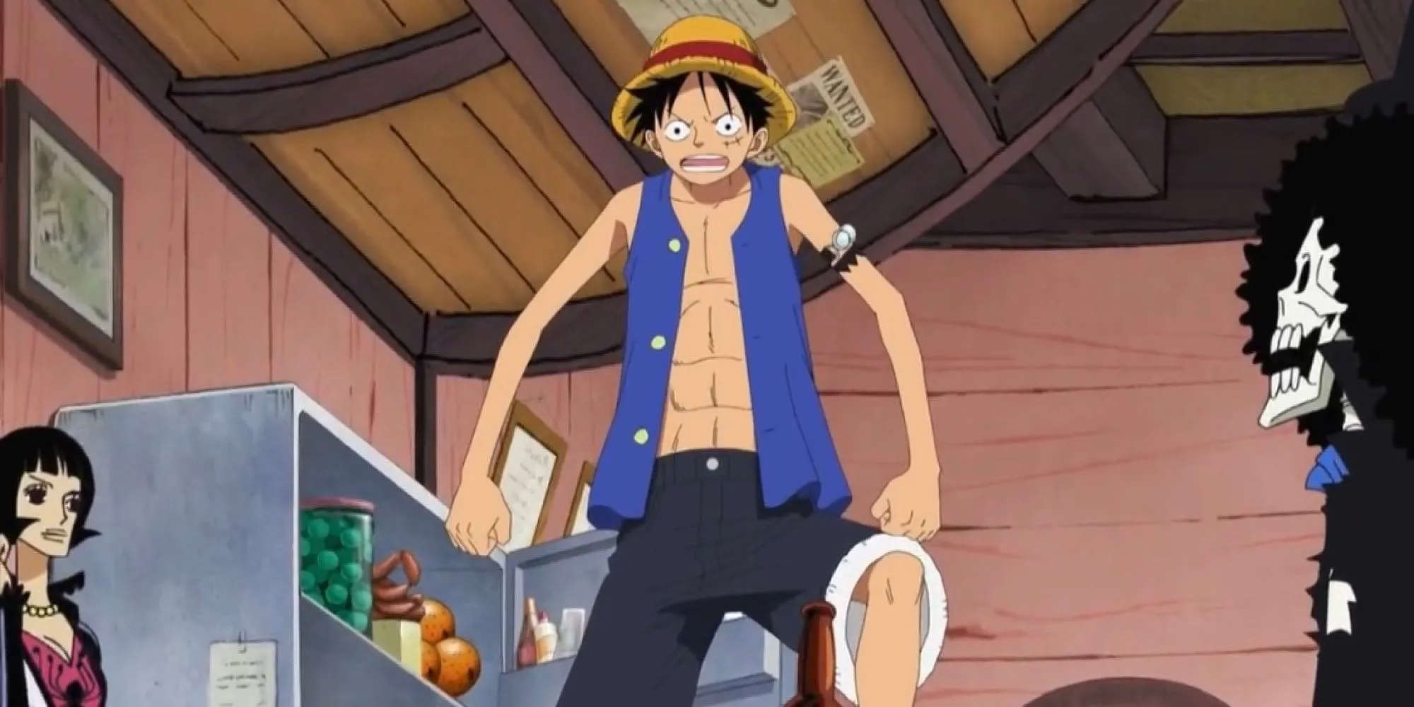 Luffy, Usopp, và Rayleigh tại Sabaody trong One Piece