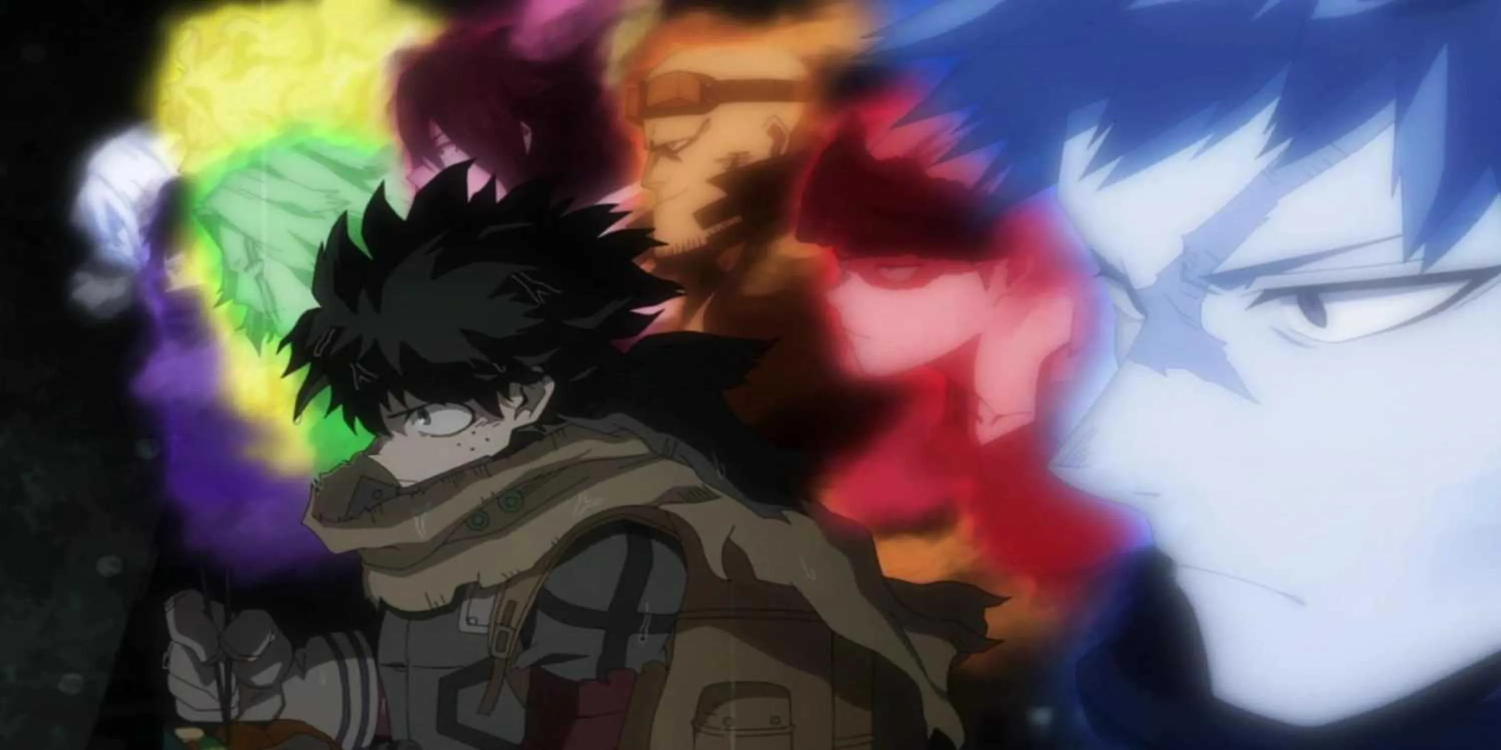 Midoriya Izuku kết nối với các người dùng One For All trước đây