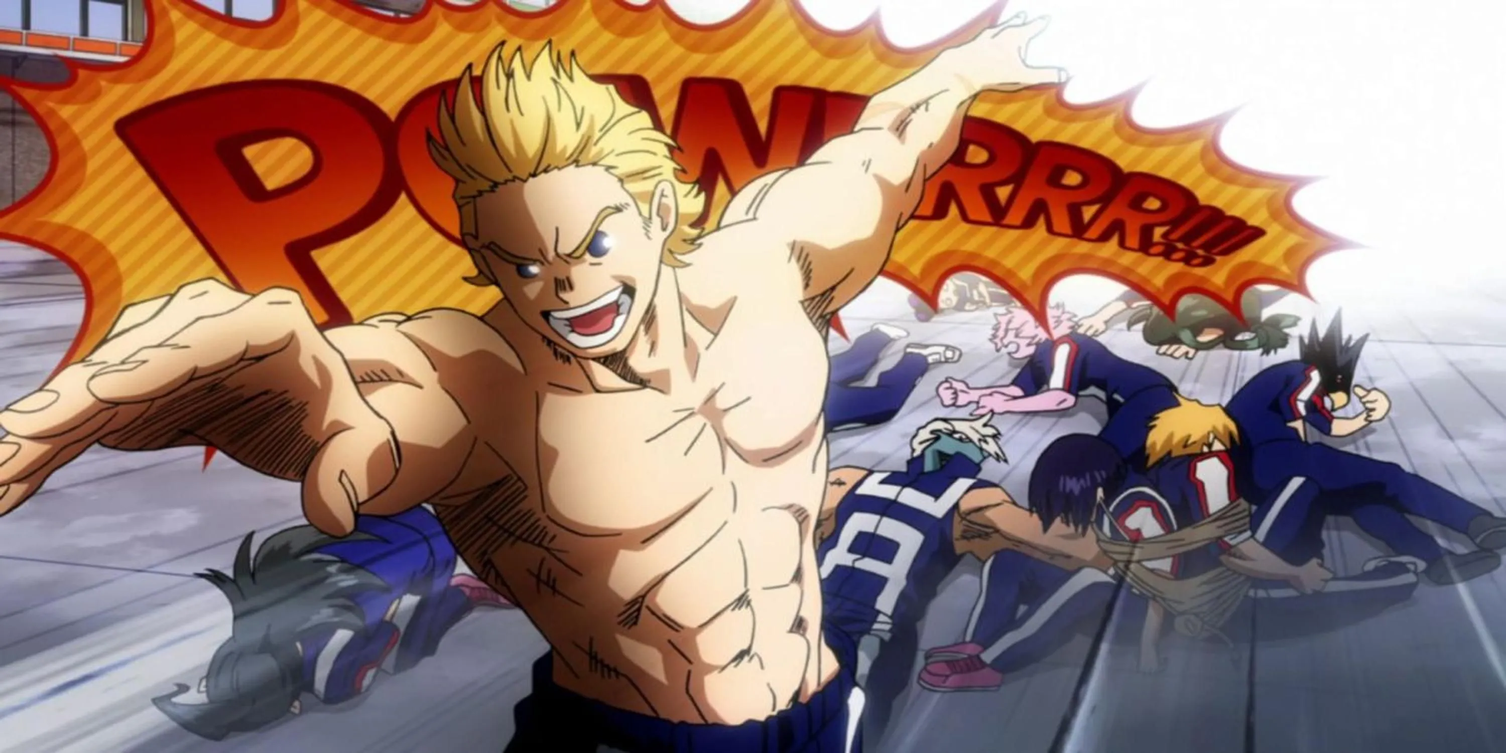 Mirio Togata kích hoạt Quirk Xuyên Thấu (Permeation)