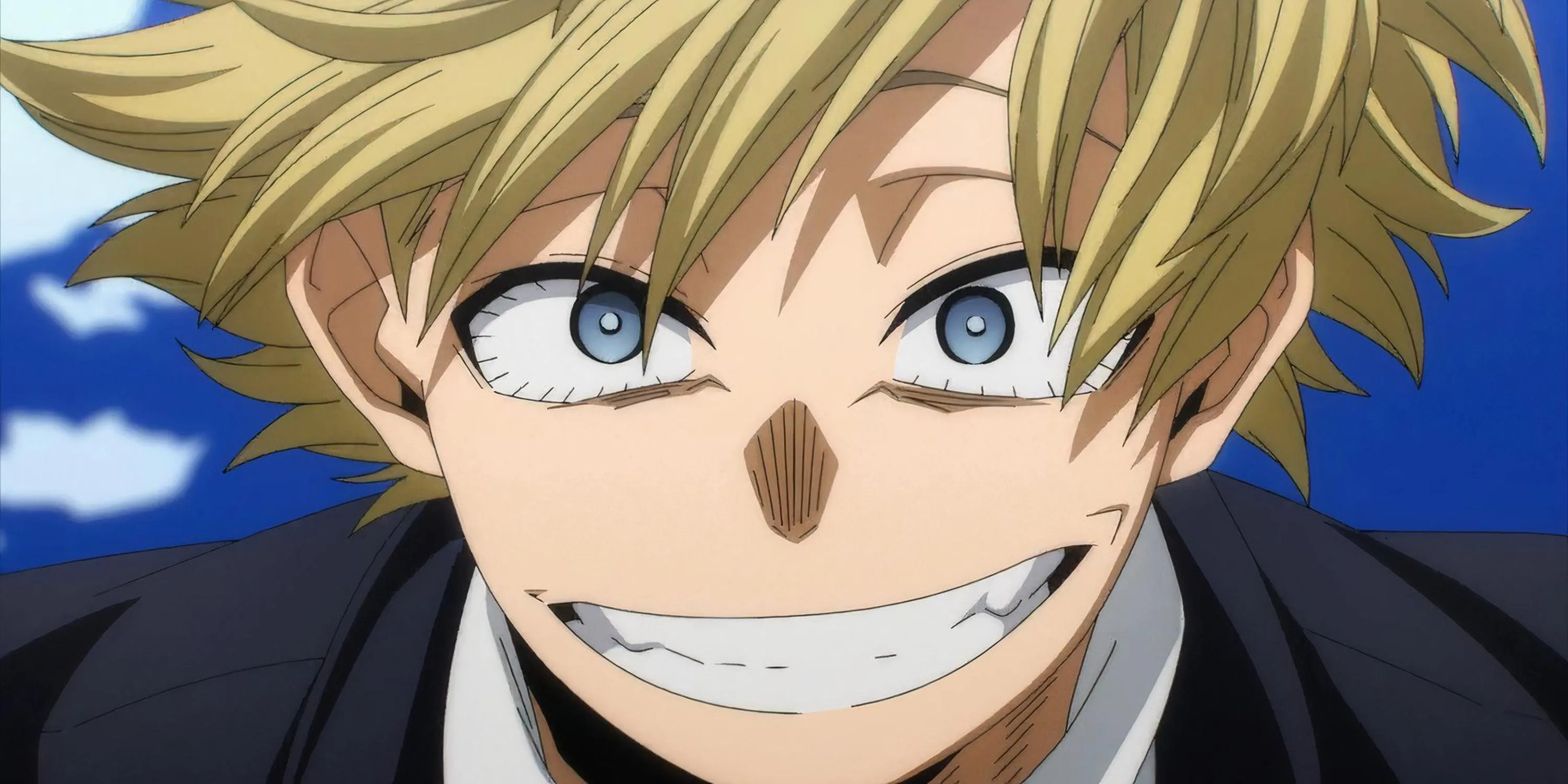Neito Monoma của Lớp 1-B sử dụng Quirk Sao Chép, quan sát đối thủ trong My Hero Academia.