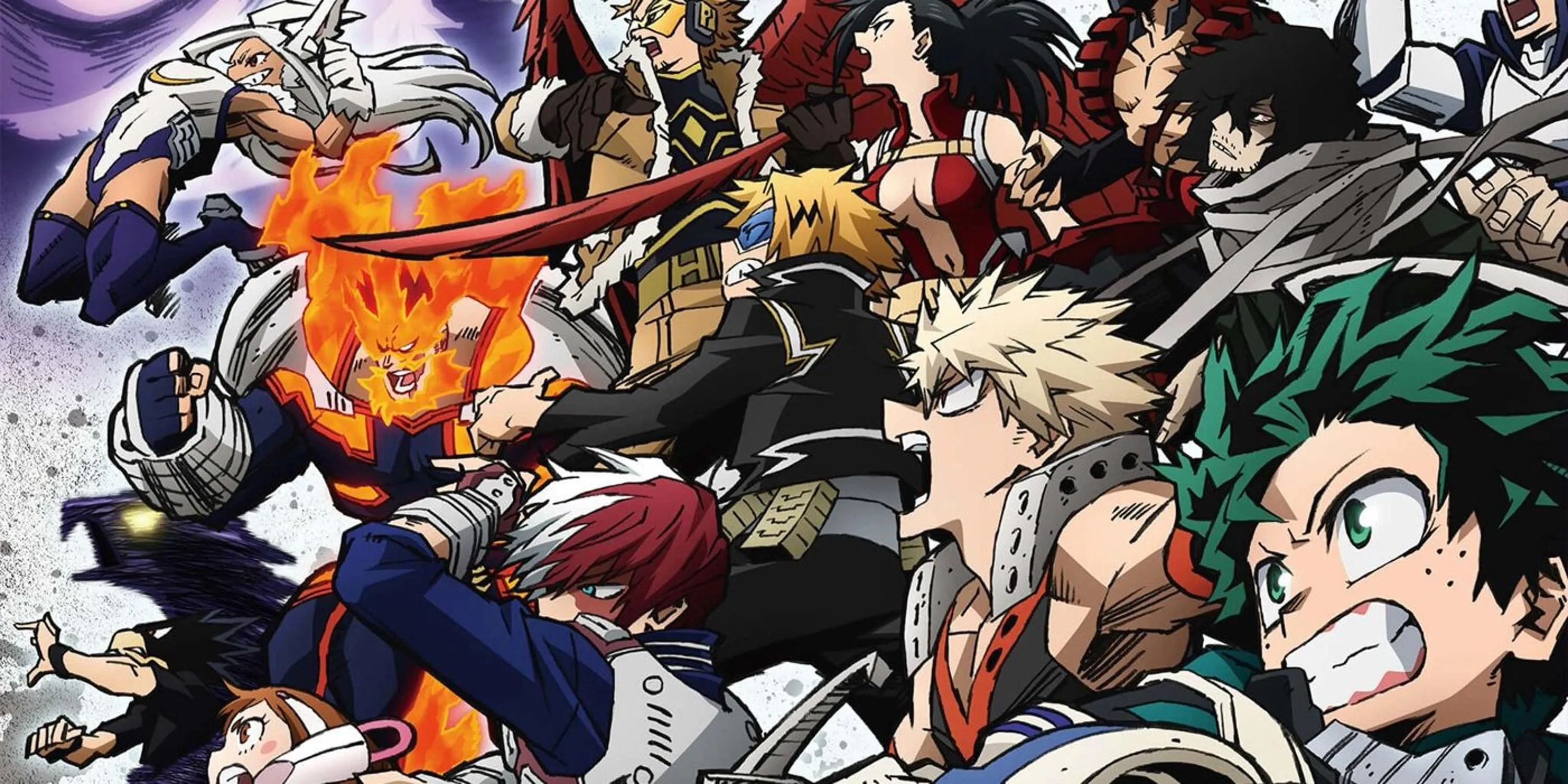 Nhân vật Izuku Midoriya (Deku) và các bạn cùng lớp trong anime My Hero Academia