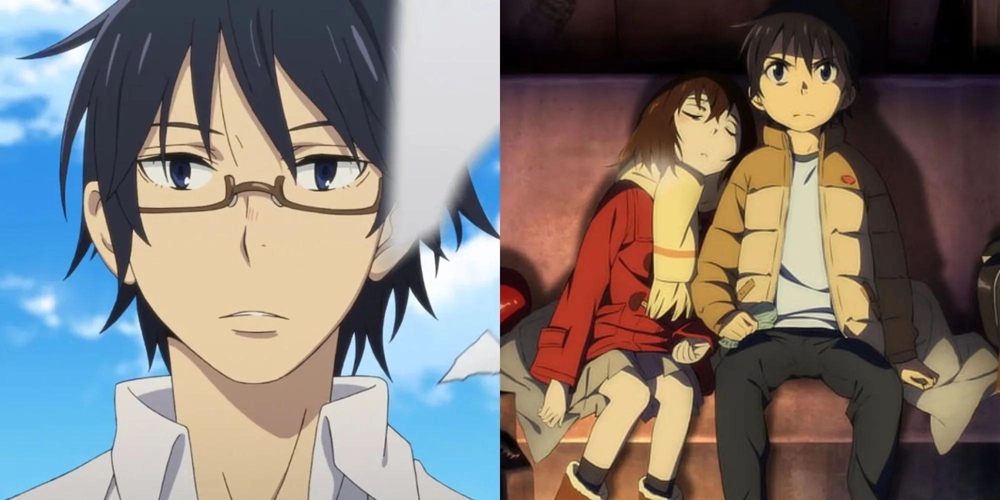 Nhân vật Satoru Fujinuma trong anime Erased (Thị trấn nơi chỉ mình tôi biết), series bí ẩn du hành thời gian