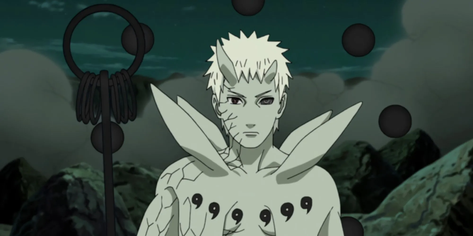Obito với Rinnegan và cầu Chân lý (Truth Seeking Orbs)