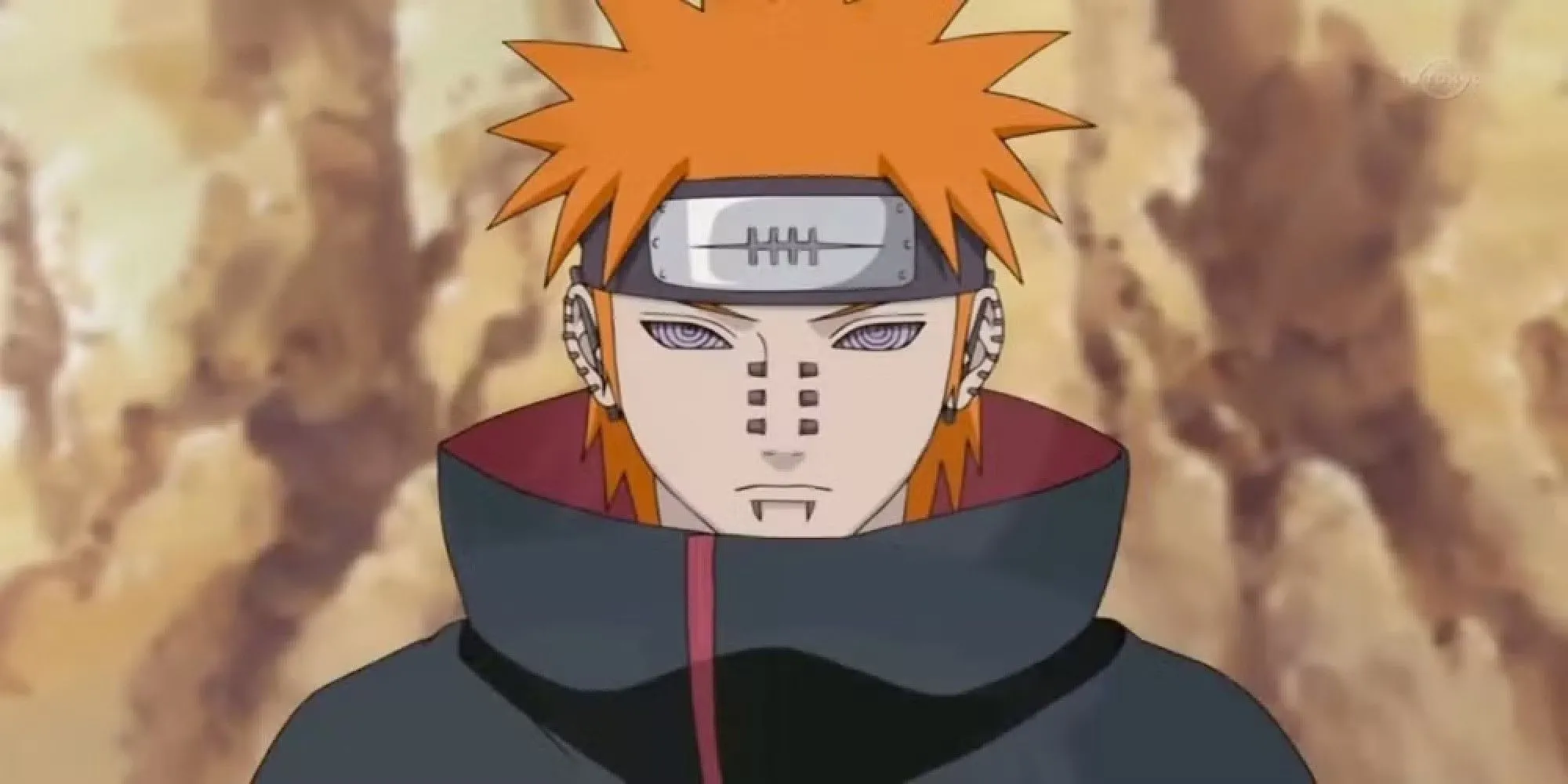 Pain (Nagato) với đôi mắt Rinnegan trong Naruto