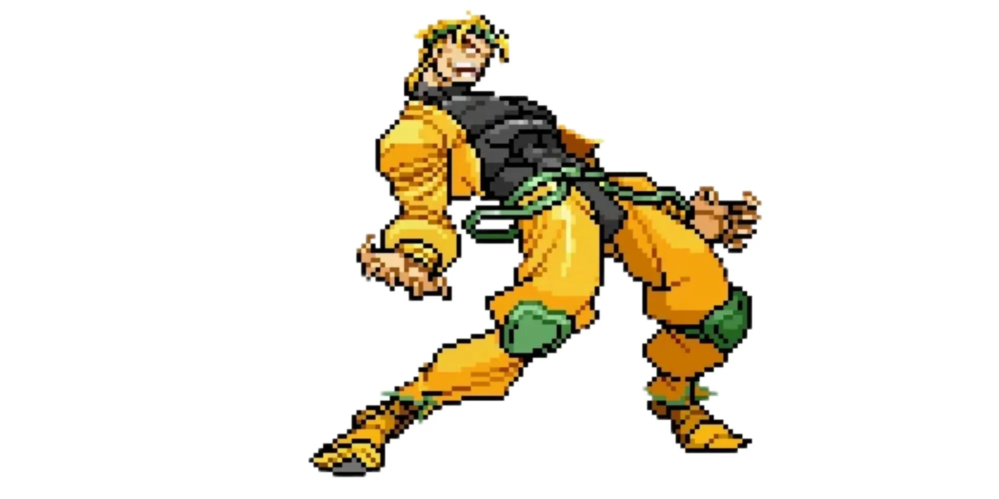 Phản diện DIO Brando với tạo dáng ưỡn lưng 'Wryyy' nổi tiếng trong JoJo