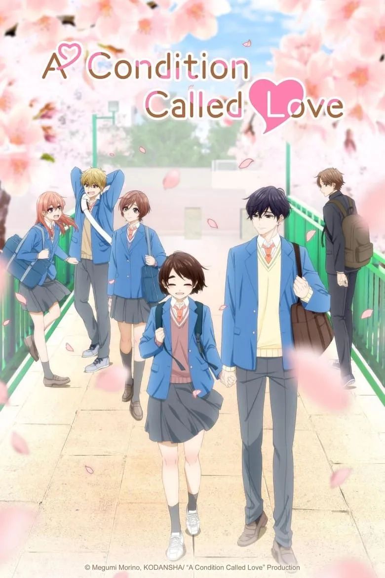 Poster anime A Condition Called Love với Hananoi và Hotaru
