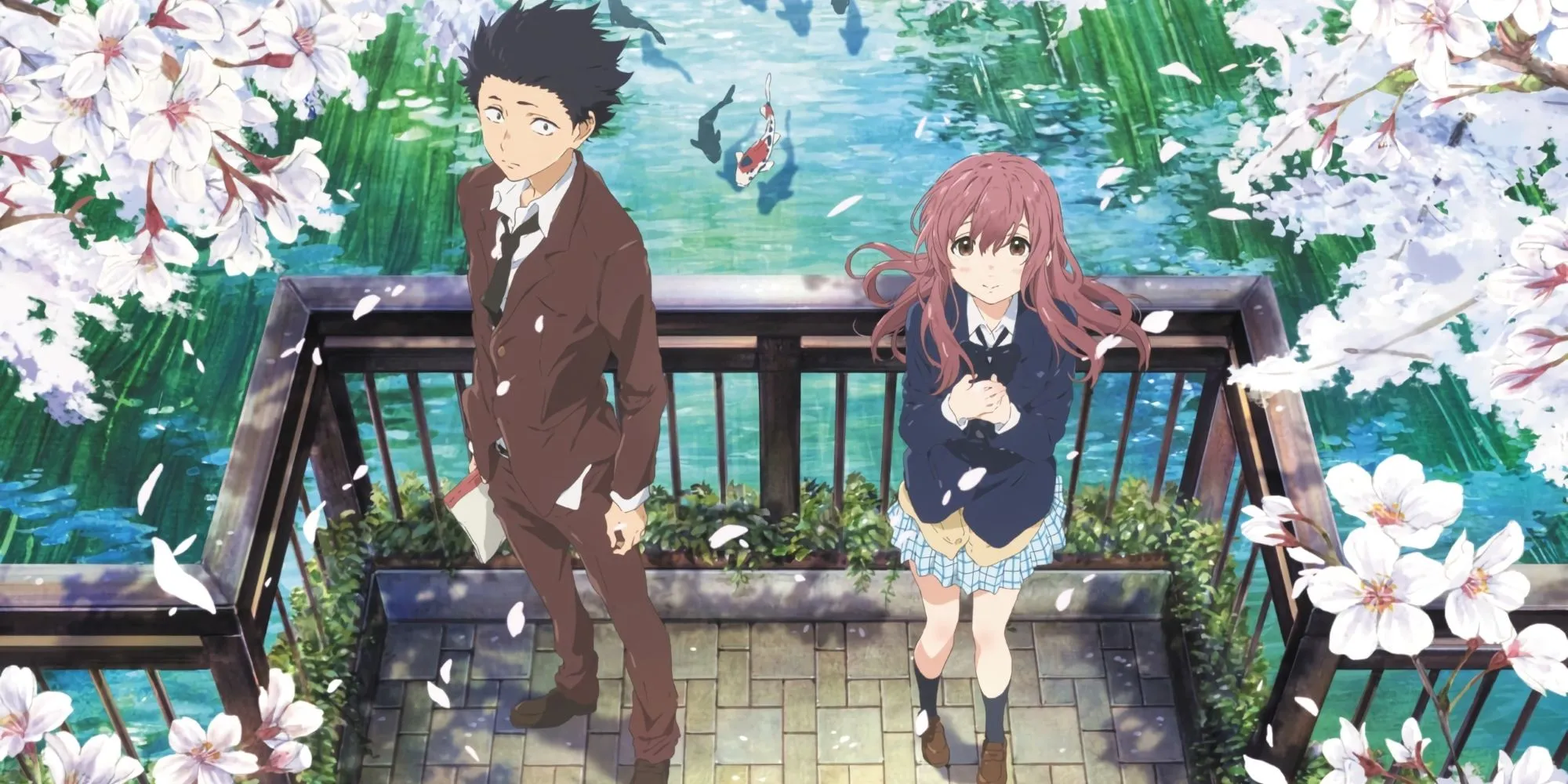 Poster anime A Silent Voice: Shouya và Shouko, câu chuyện về sự hối hận