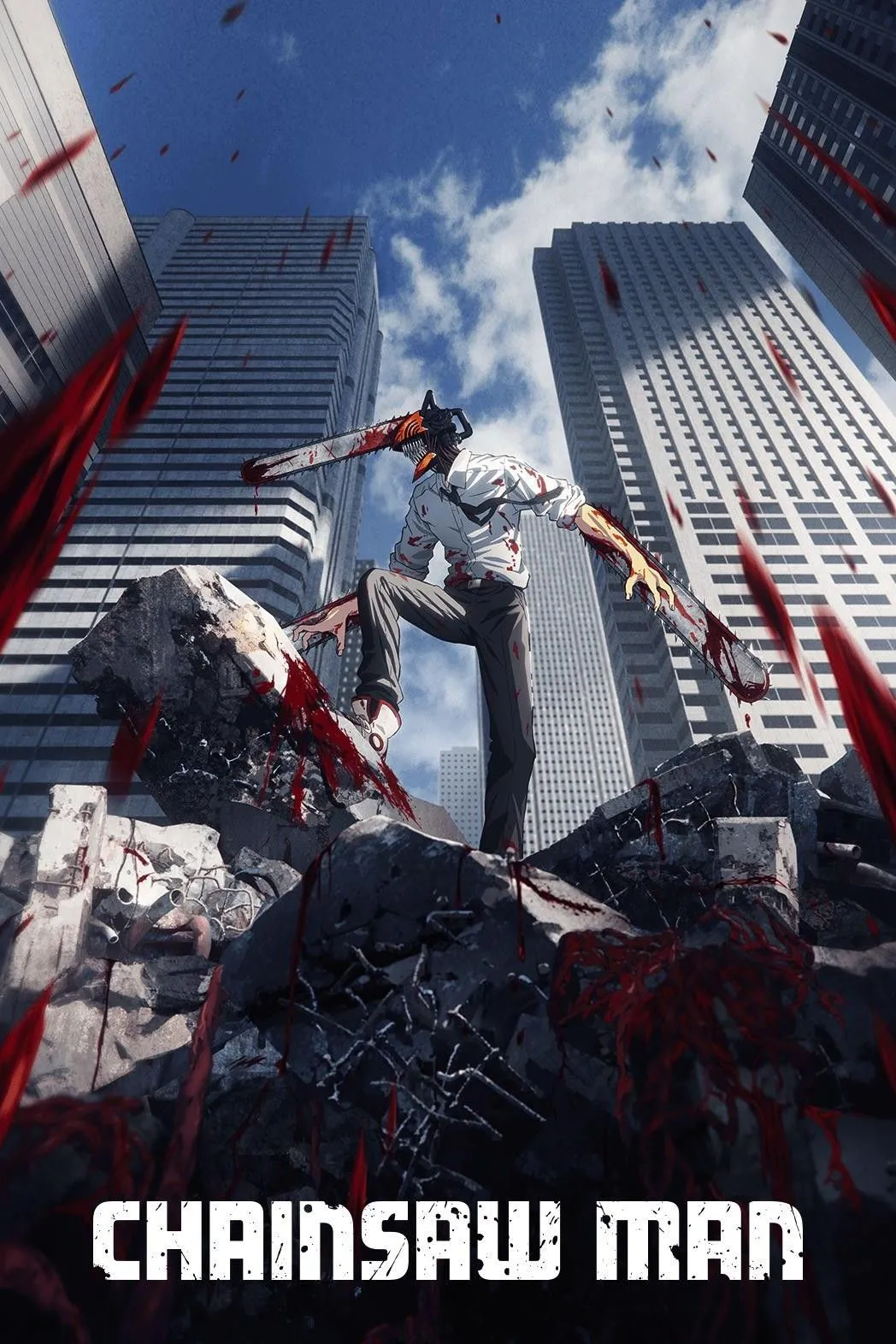 Poster chính thức của anime Chainsaw Man