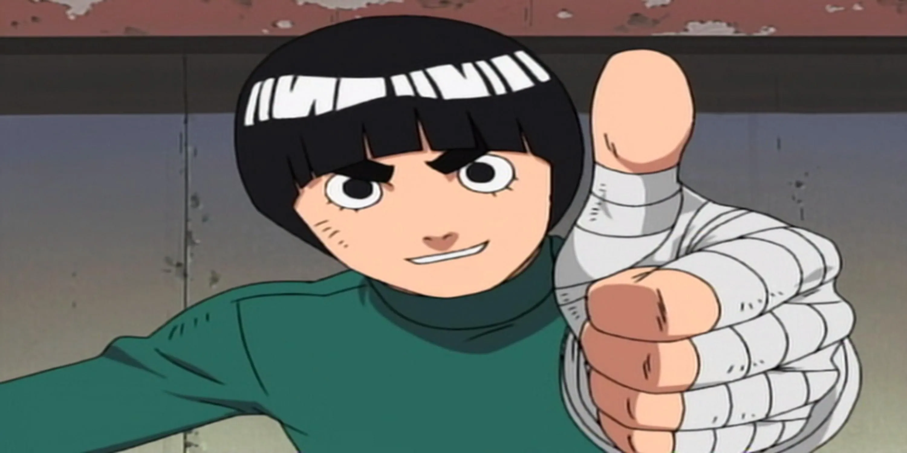 Rock Lee trong bộ trang phục đặc trưng, biểu tượng của sự chăm chỉ