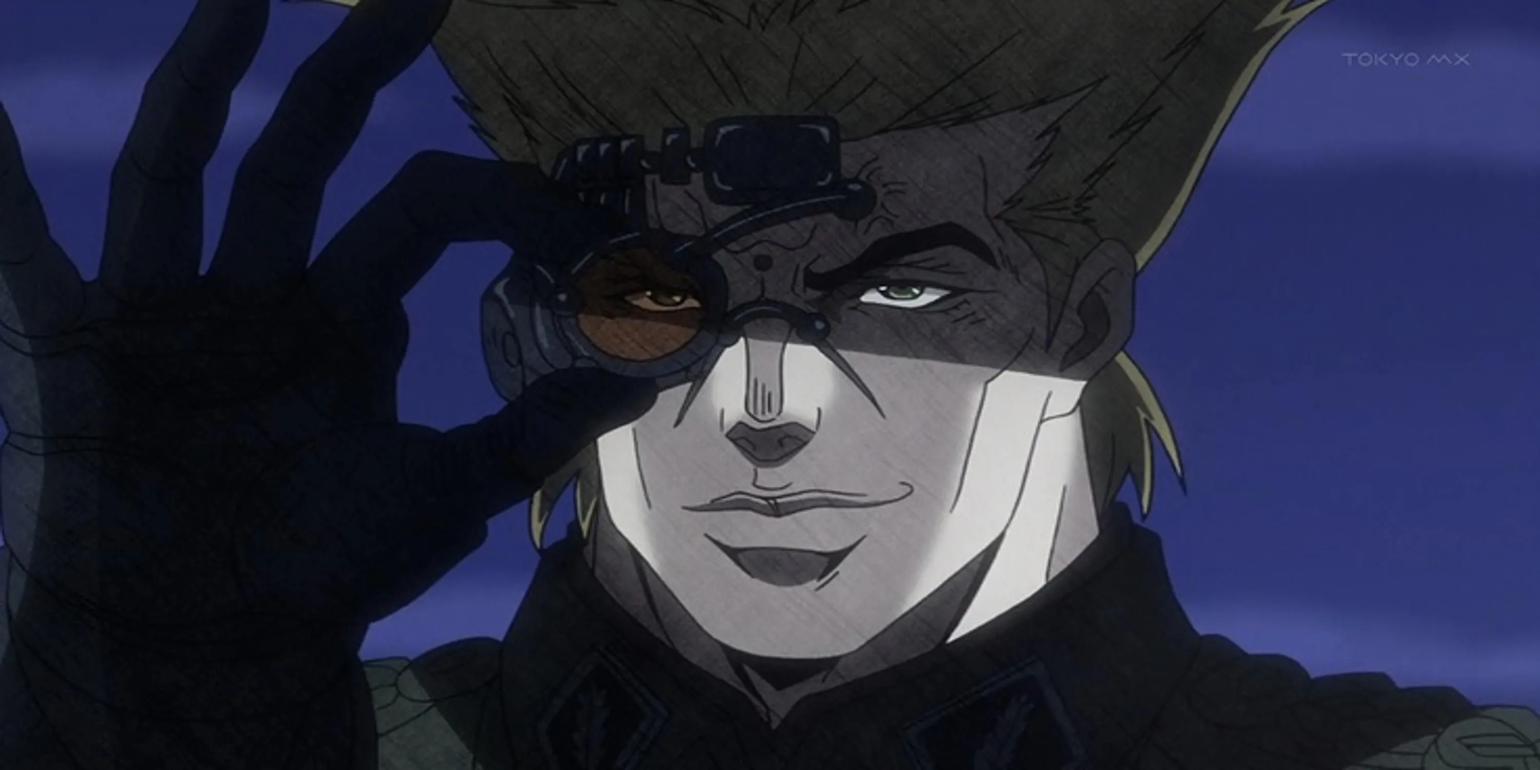 Rudol von Stroheim với những nâng cấp cyborg quân sự ấn tượng trong JoJo's Bizarre Adventure