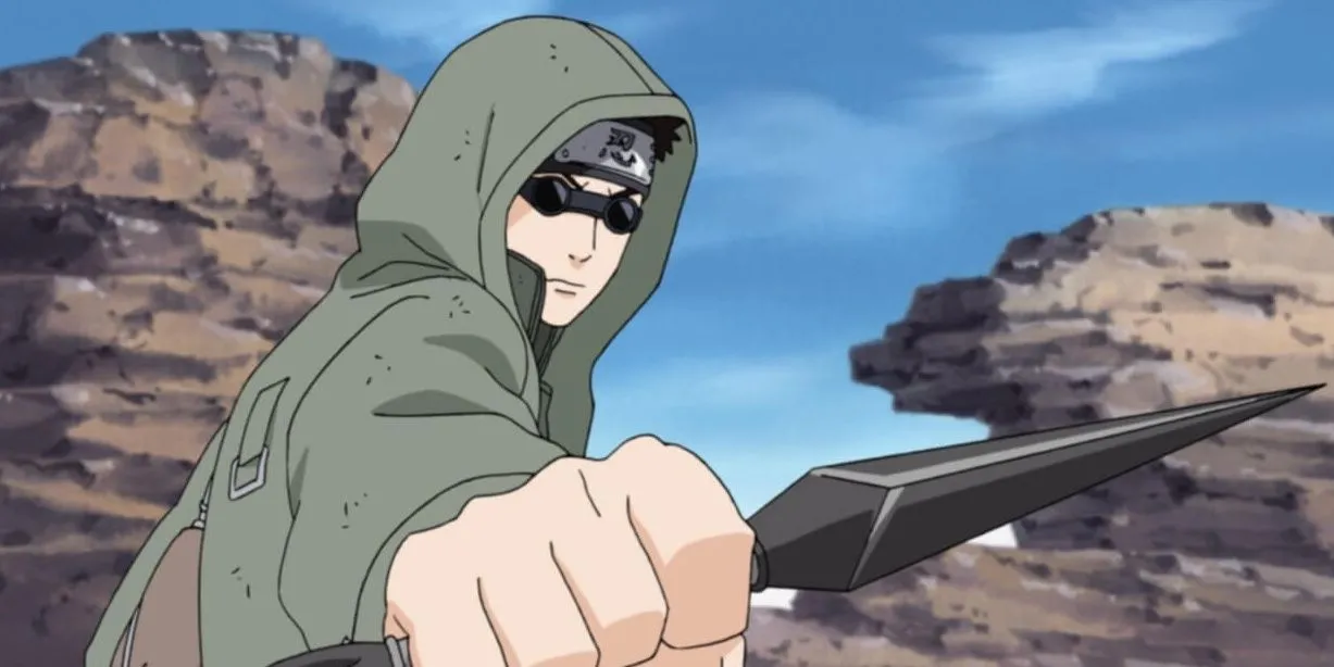 Shino Aburame, nhẫn giả tộc Aburame điều khiển côn trùng