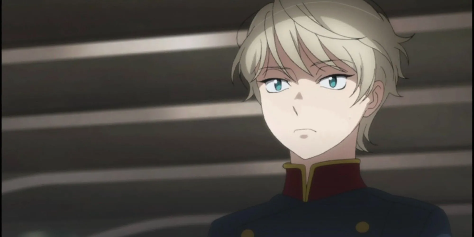 Slaine Troyard với vẻ mặt u buồn trong series anime Aldnoah.Zero