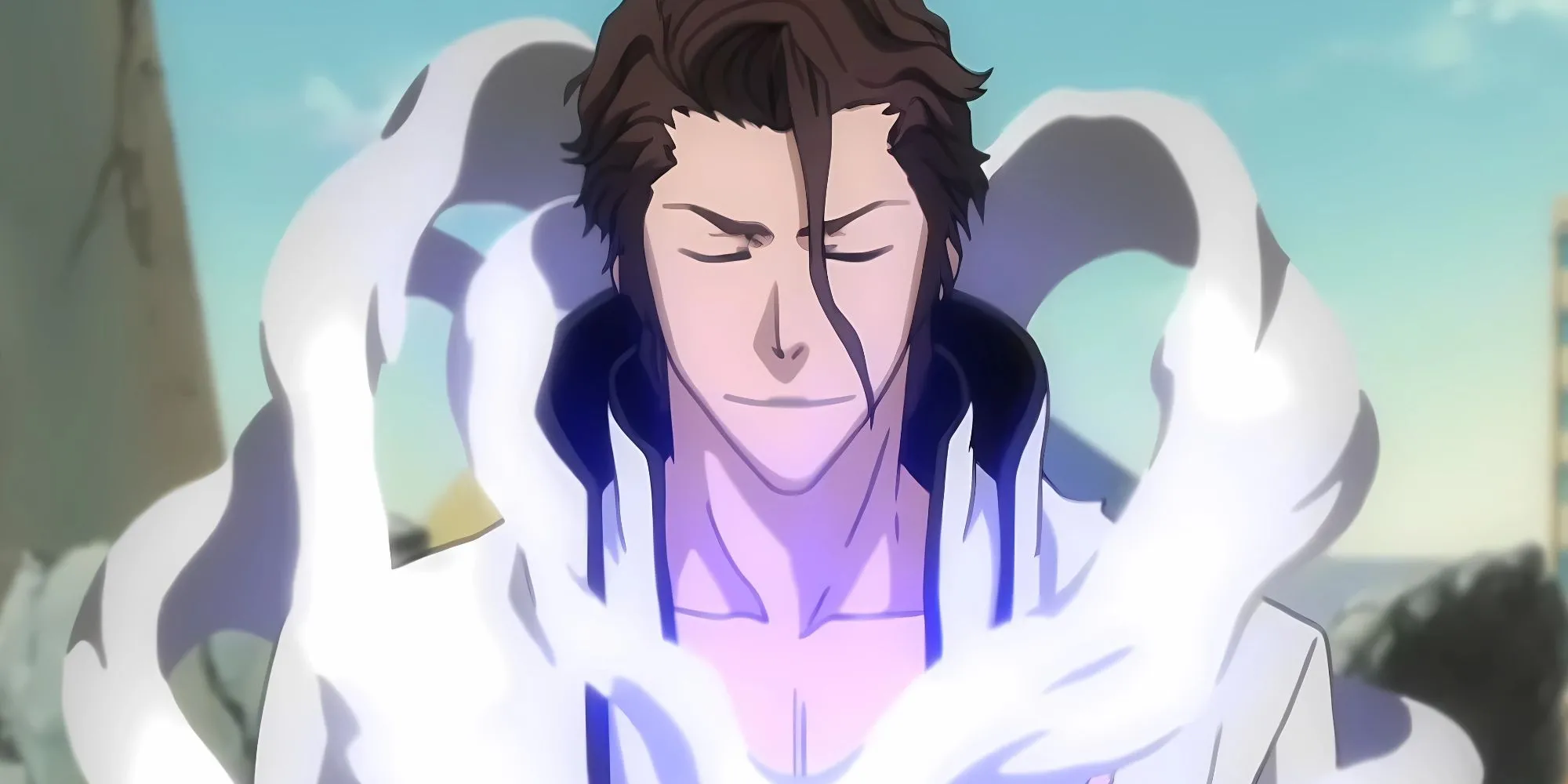 Sosuke Aizen trong Bleach với sức mạnh thôi miên Kyoka Suigetsu