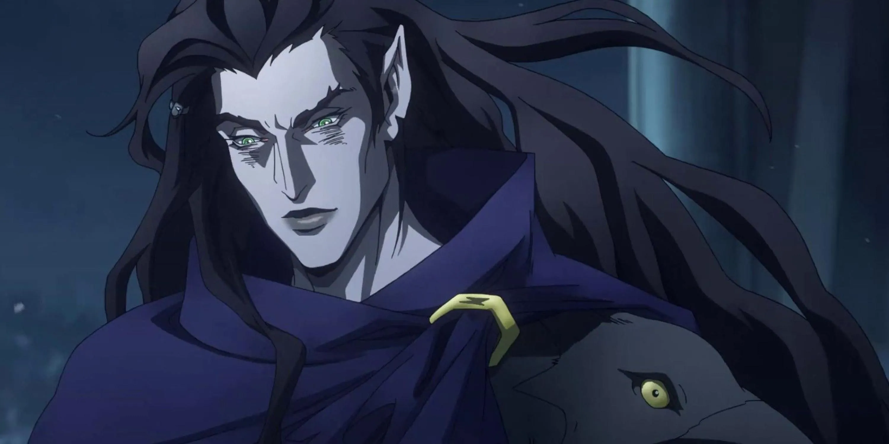 Striga trong bộ giáp ban ngày chiến đấu chống lại con người trong anime Castlevania