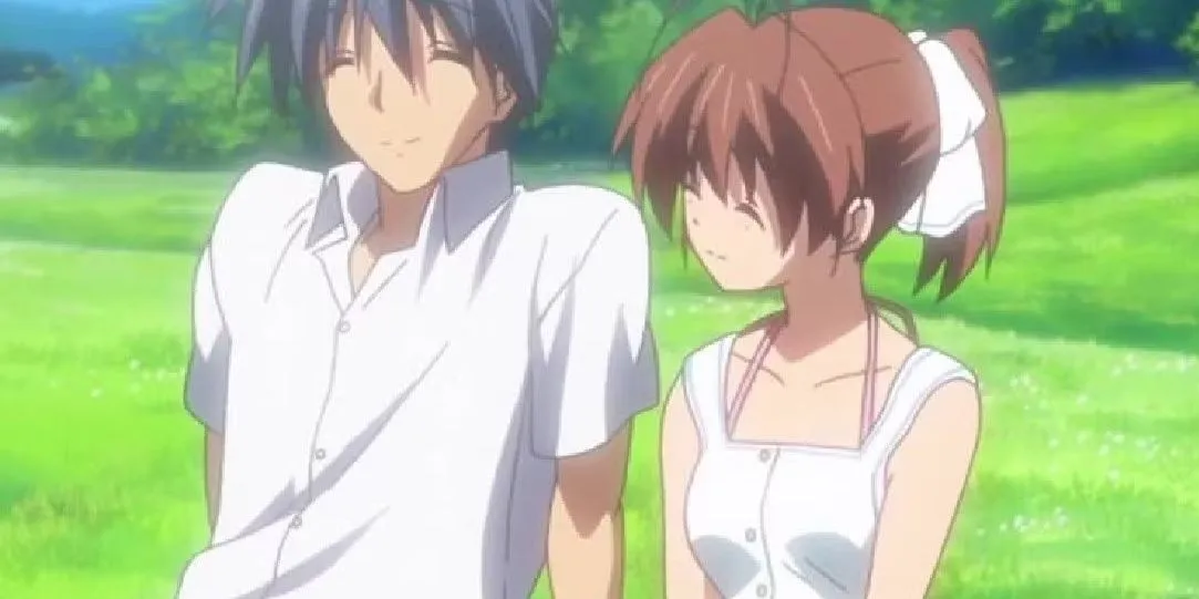 Tomoya Okazaki từ Clannad trong khoảnh khắc trầm tư