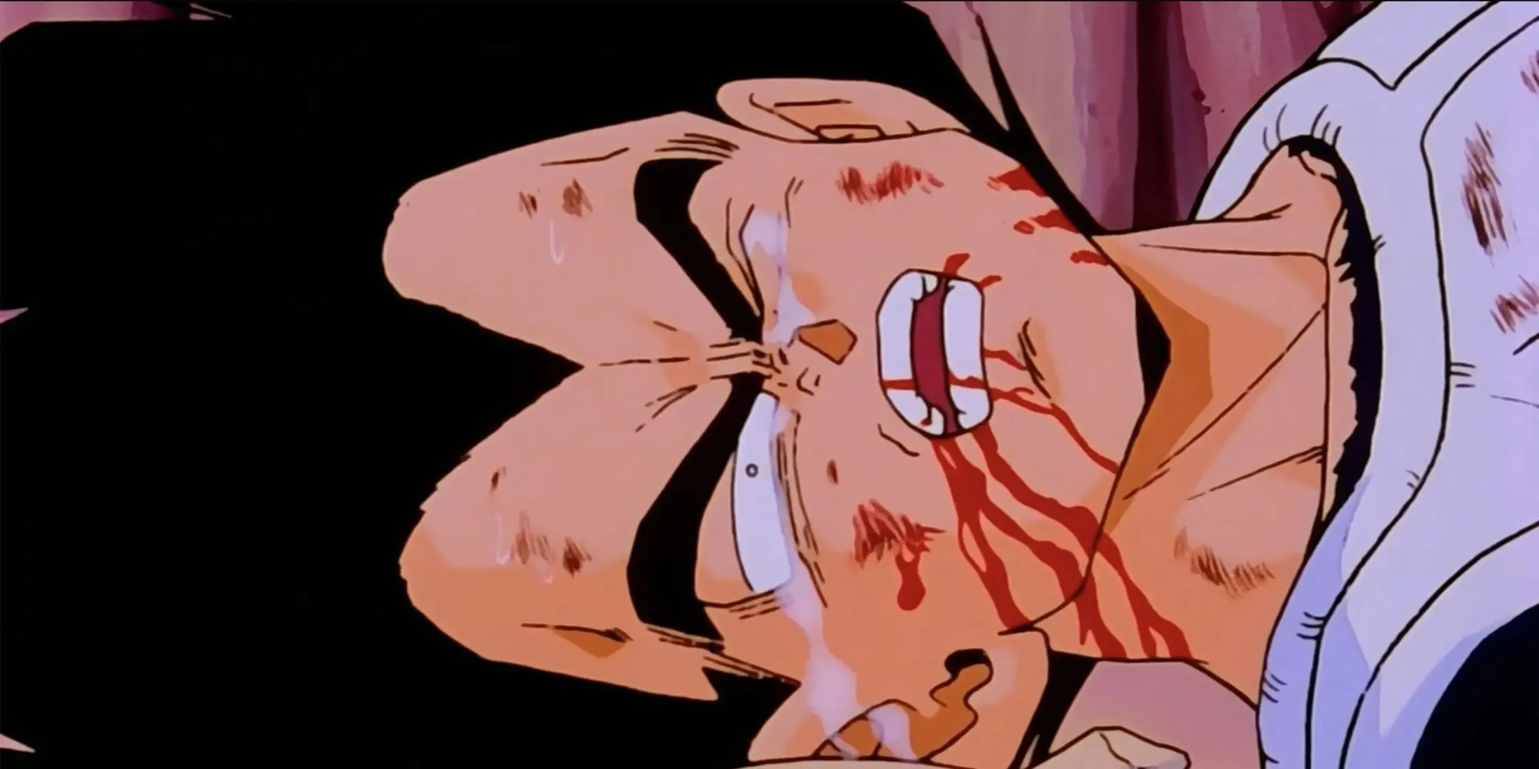 Vegeta cầu xin Goku đánh bại Frieza trên Namek trong Dragon Ball Z Saga Frieza