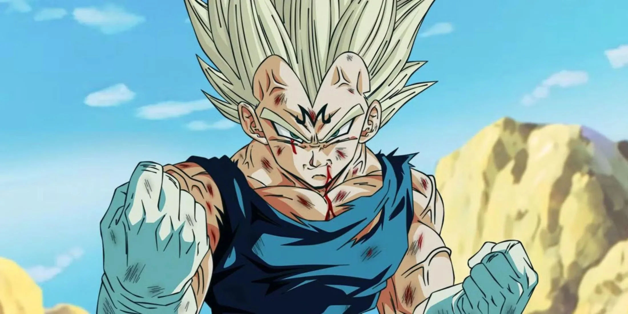Vegeta, Hoàng tử Saiyan, thể hiện sự kiêu ngạo và sức mạnh trong Dragon Ball Z