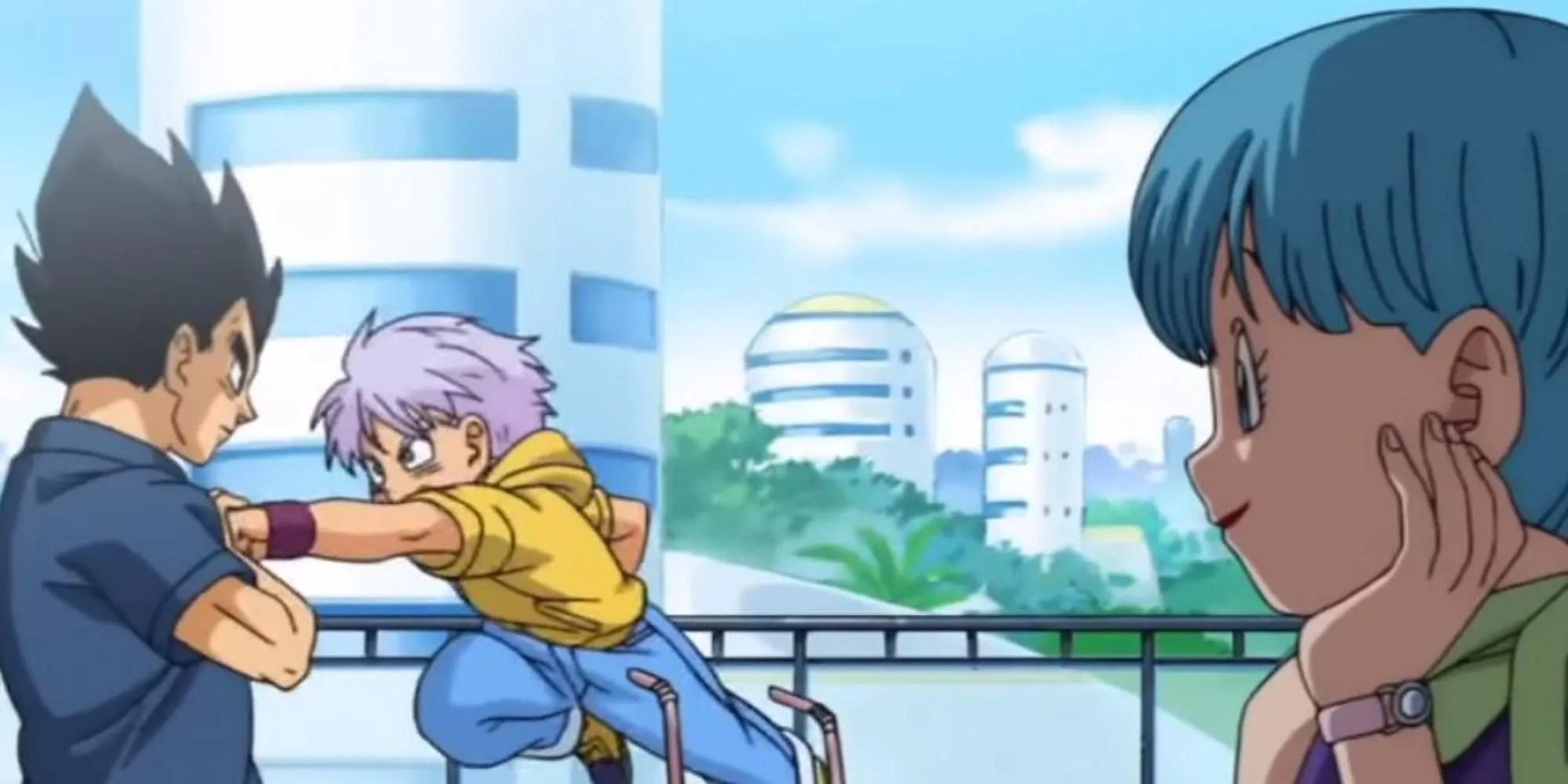 Vegeta huấn luyện khắc nghiệt cho con trai Trunks
