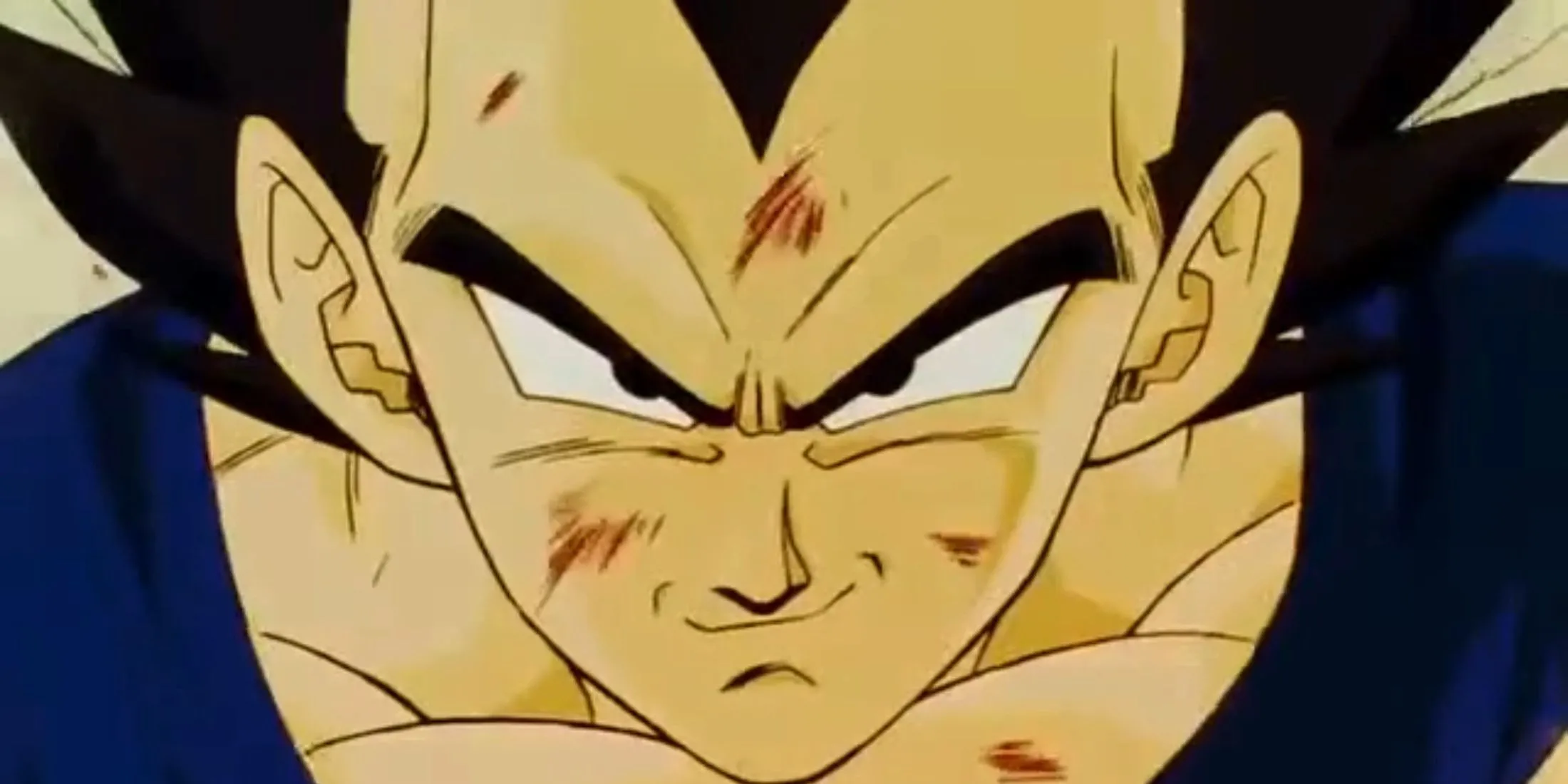 Vegeta mỉm cười thừa nhận Goku là số một khi đối đầu với Kid Buu trong Dragon Ball Z Saga Majin Buu