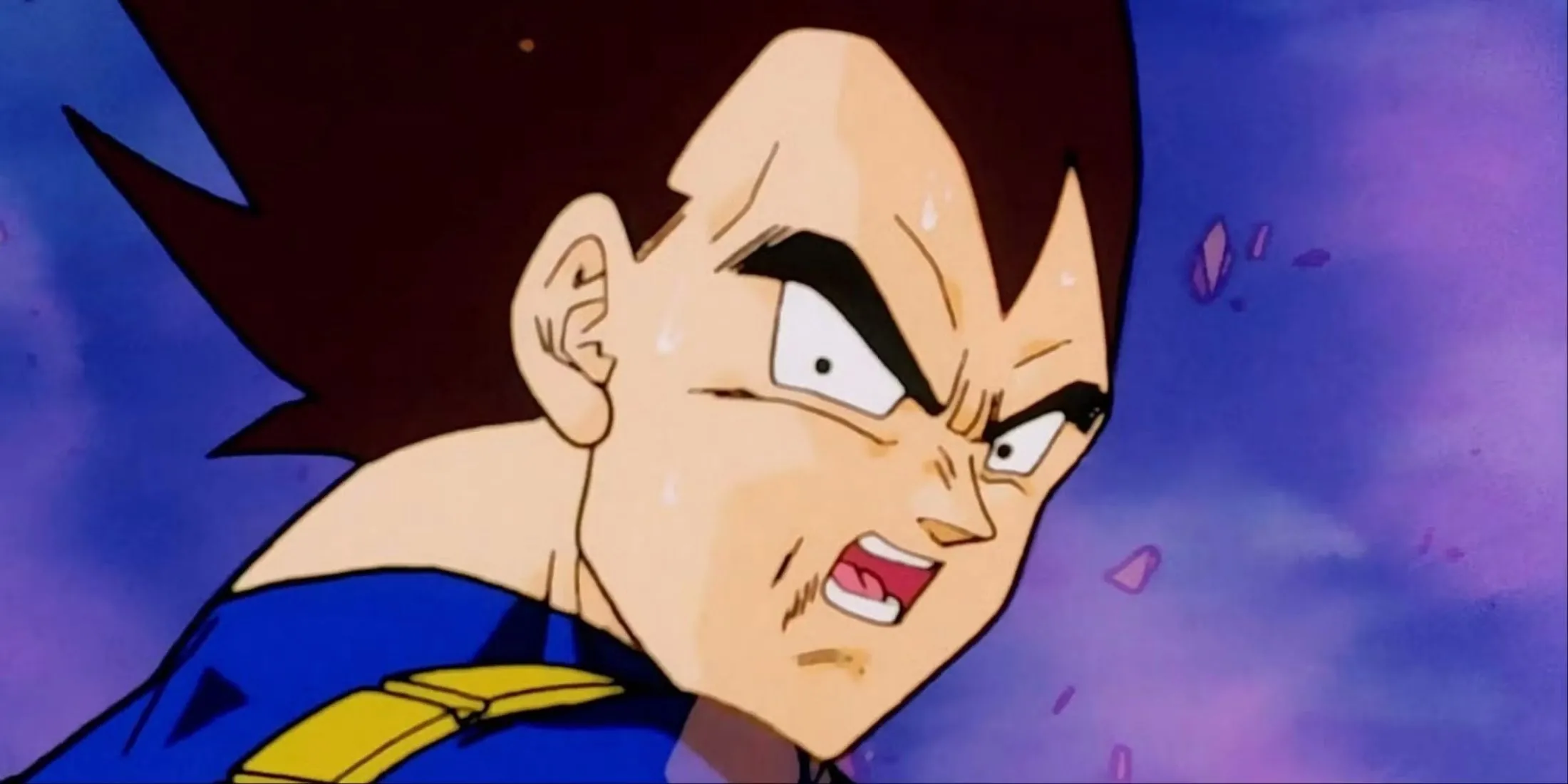 Vegeta tức giận khi Trunks chết dưới tay Cell trong Dragon Ball Z Saga Cell