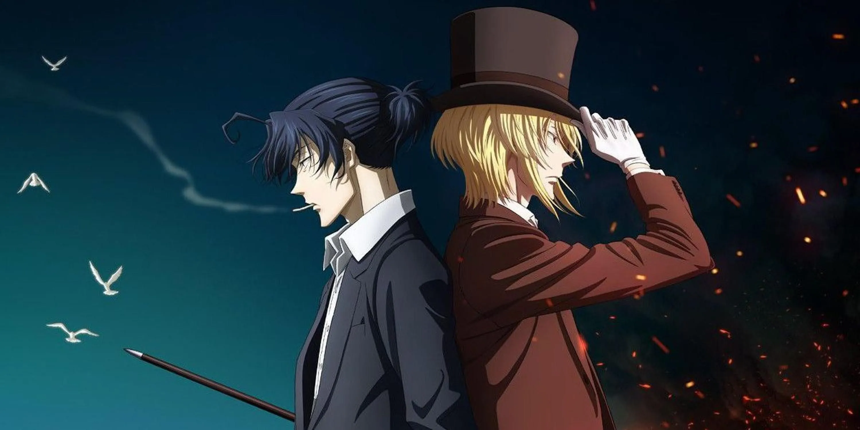 William James Moriarty với vẻ ngoài quý tộc nhưng ẩn chứa kế hoạch thay đổi xã hội trong anime Moriarty the Patriot.